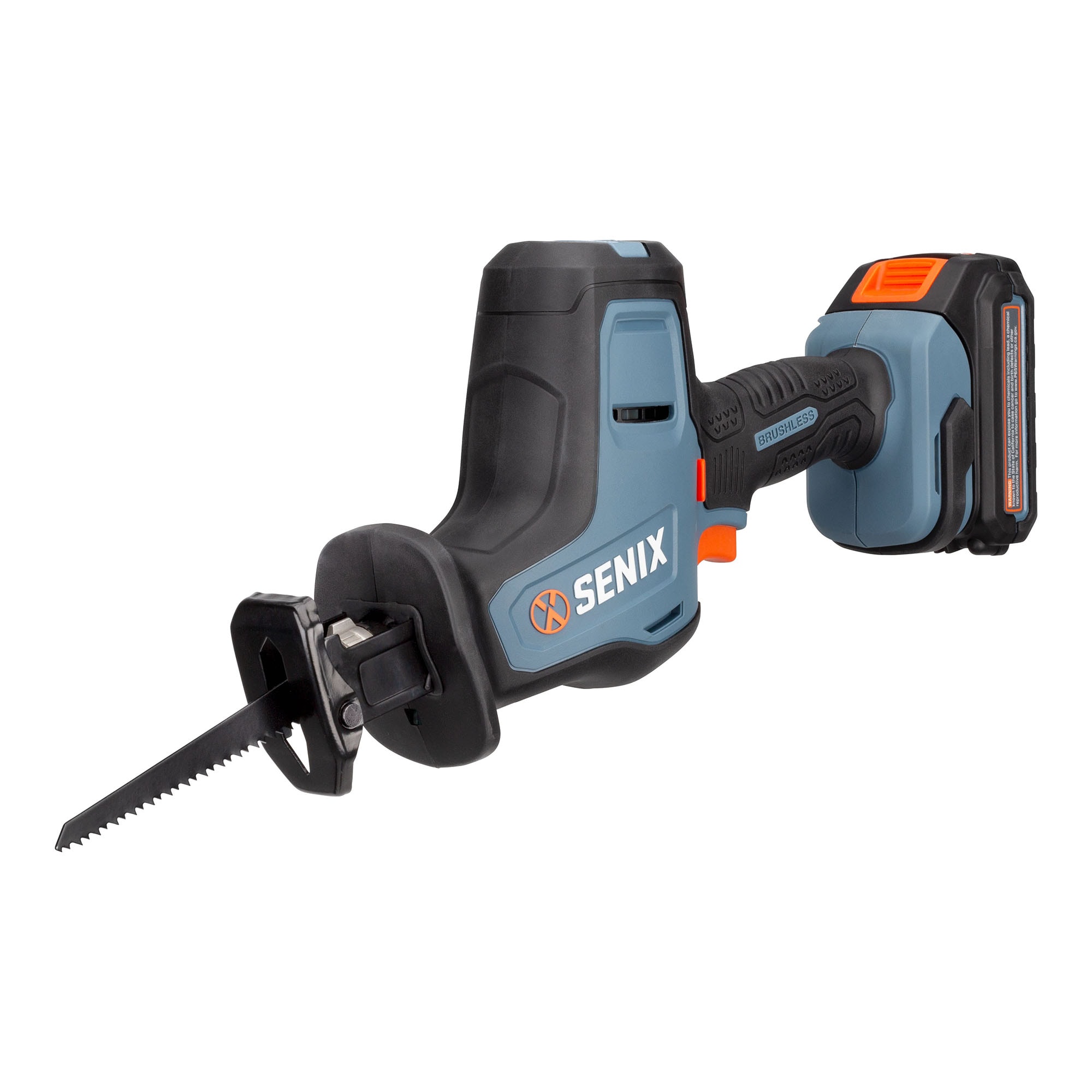 Sierra de Sable Inalámbrica Recíproca SINX X2 20 voltios 2 amperios con Velocidad Variable Brushless (Batería incluida) PSRX2-M2
