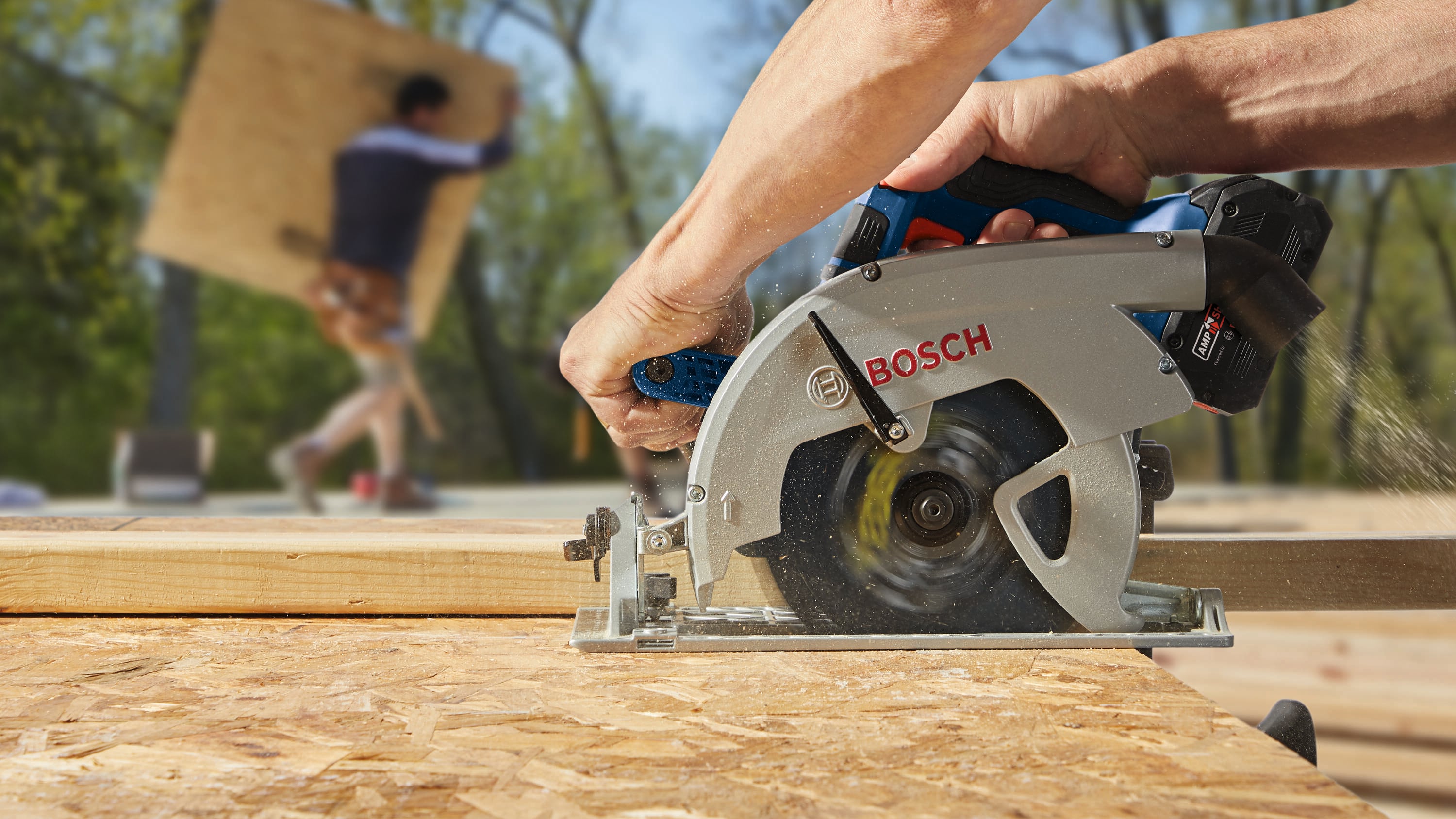 Bosch Profactor Kit de Sierra Circular Inalámbrica de 18 voltios y 8 amperes de 7-1/4 pulgadas (Batería incluida) GKS18V-26LB14