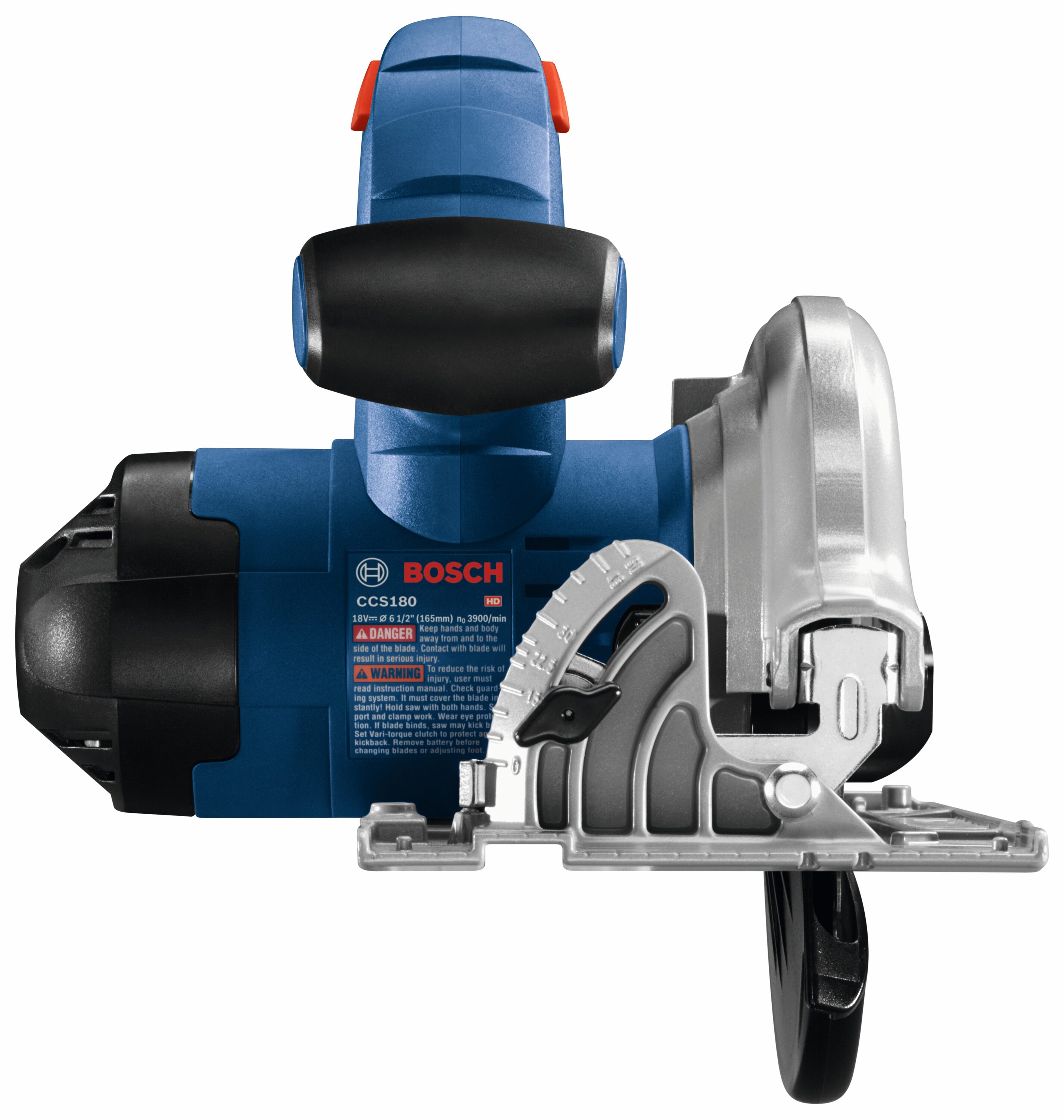 Sierra circular inalámbrica Bosch de 18 voltios con batería de 4 amperios y 6-1/2 pulgadas (incluida) CCS180-B15