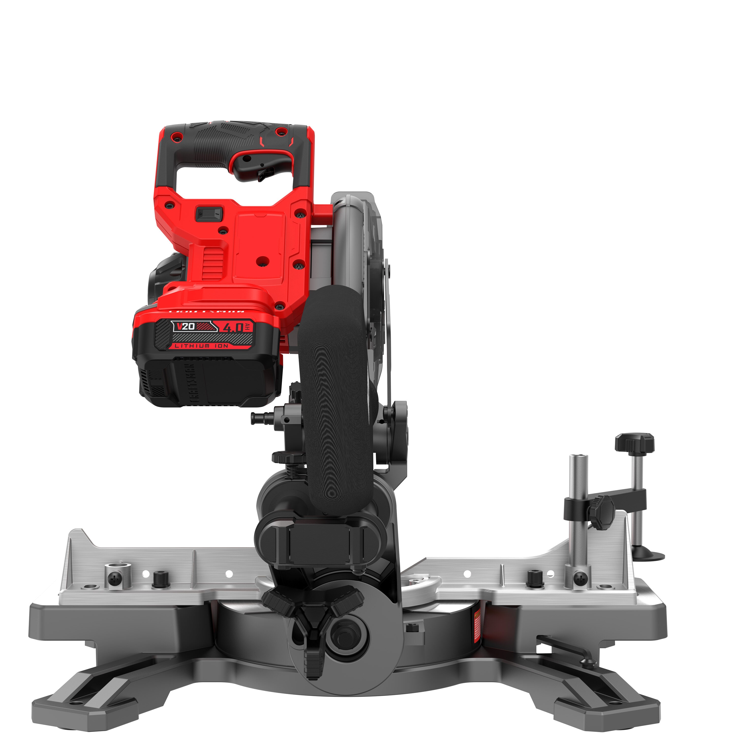 Sierra ingletadora compuesta deslizante de una sola bisel de 20 voltios máx. CRAFTSMAN V20 de 7-1/4 pulgadas (batería incluida) CMCS714M1