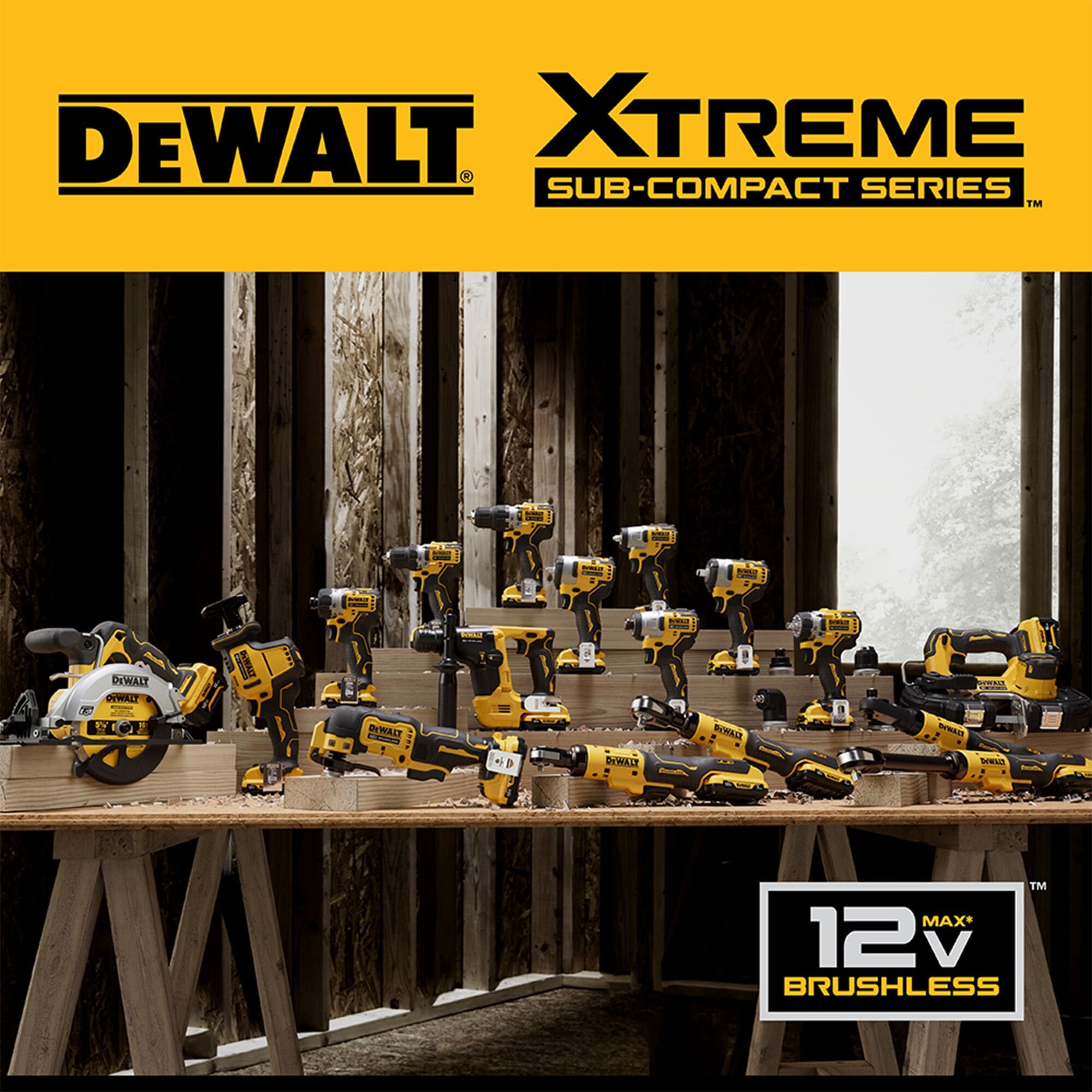 Sierra circular inalámbrica sin escobillas DEWALT XTREME 12 voltios Max 5-3/8 pulgadas DCS512B