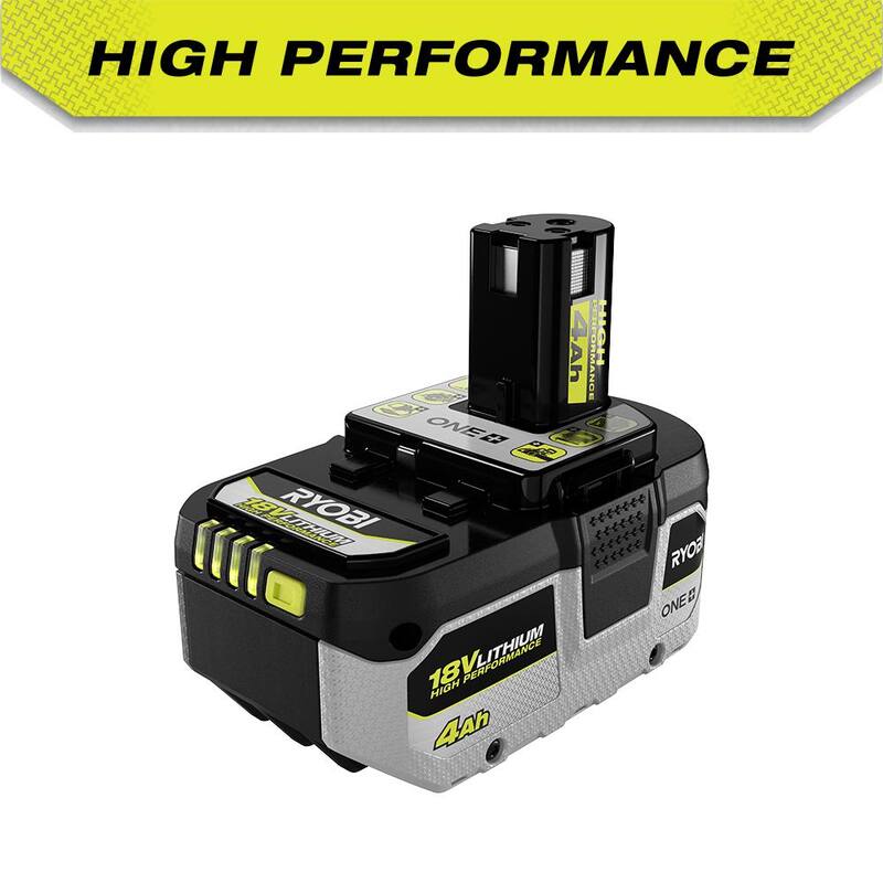 RYOBI ONE+ HP 18V Kit Combo Inalámbrico de 2 herramientas sin escobillas con taladro / destornillador, baterías, cargador y bolsa con batería adicional de 4.0 Ah - PBLDD01K-PBP004