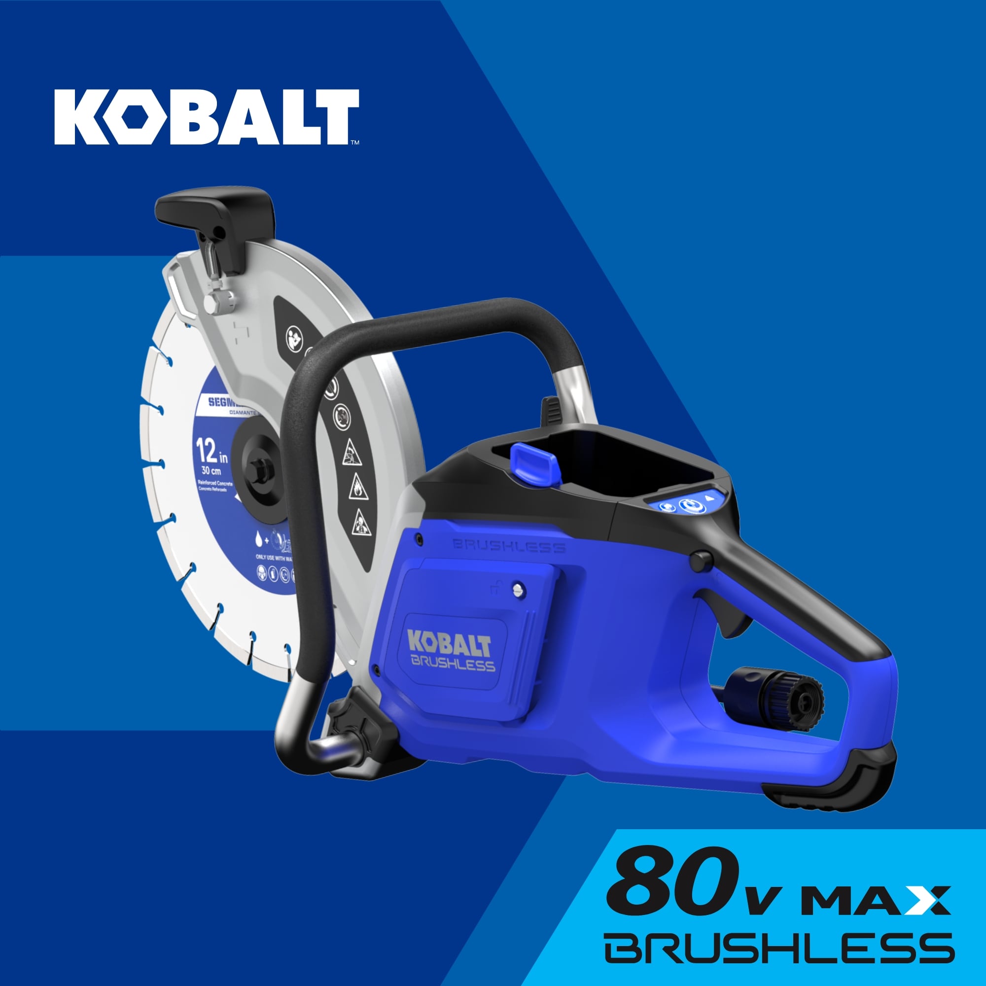 Sierra de concreto inalámbrica Kobalt de 12 pulgadas KPC 6180-06