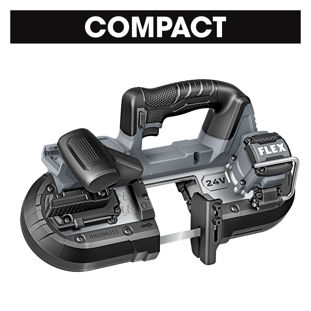 Sierra de banda portátil FLEX COMPACT de 24 voltios y 2.5 pulgadas (Batería no incluida) FX2331-Z