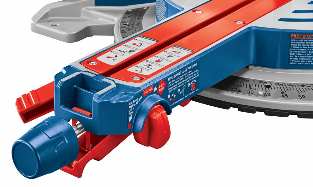Sierra ingletadora inalámbrica Bosch PROFACTOR de 12 pulgadas, 8 amperios y 18 voltios con doble bisel y guía láser (batería incluida) GCM18V-12GDCN14