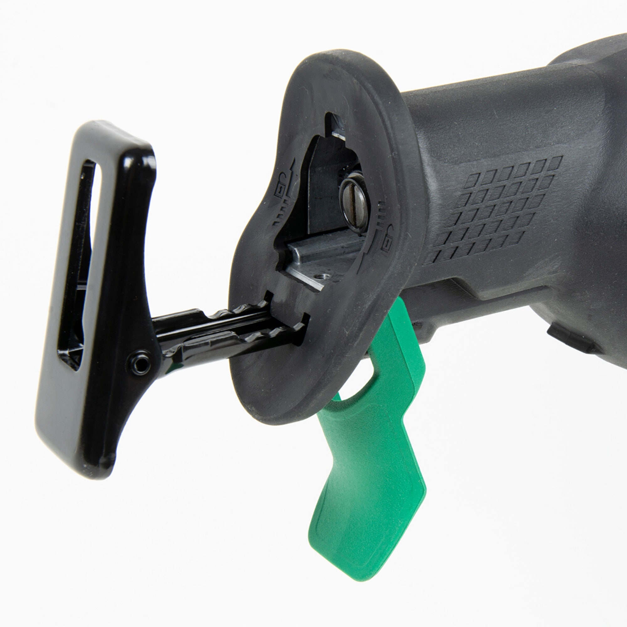Sierra sable inalámbrica Metabo HPT MultiVolt de 36 voltios con velocidad variable y capacidad híbrida sin escobillas CR36DAQ4M