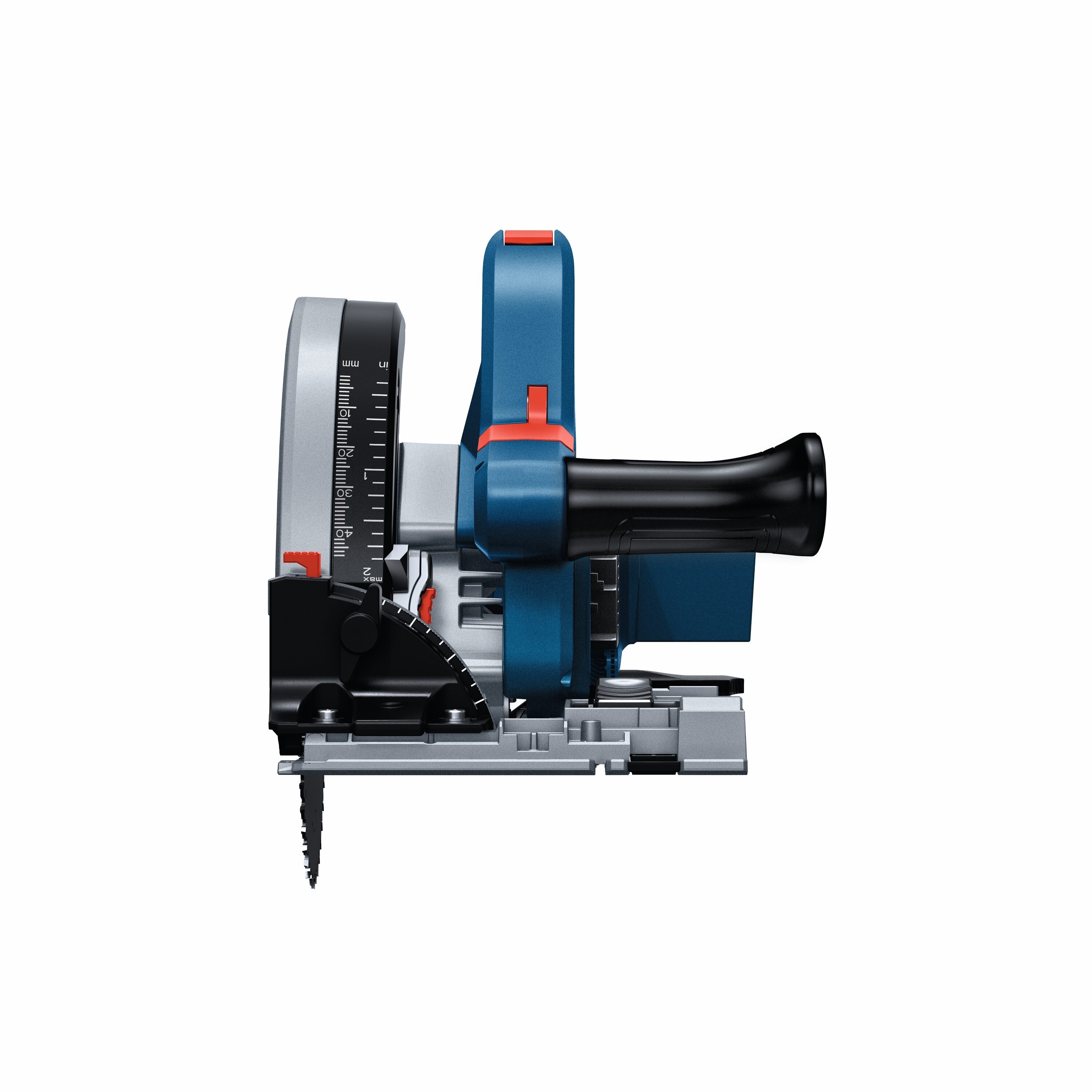 Sierra de inmersión/rastreo inalámbrica sin escobillas Profactor de 18 voltios y 5-1/2 pulgadas de Bosch GKT18V-20GCL