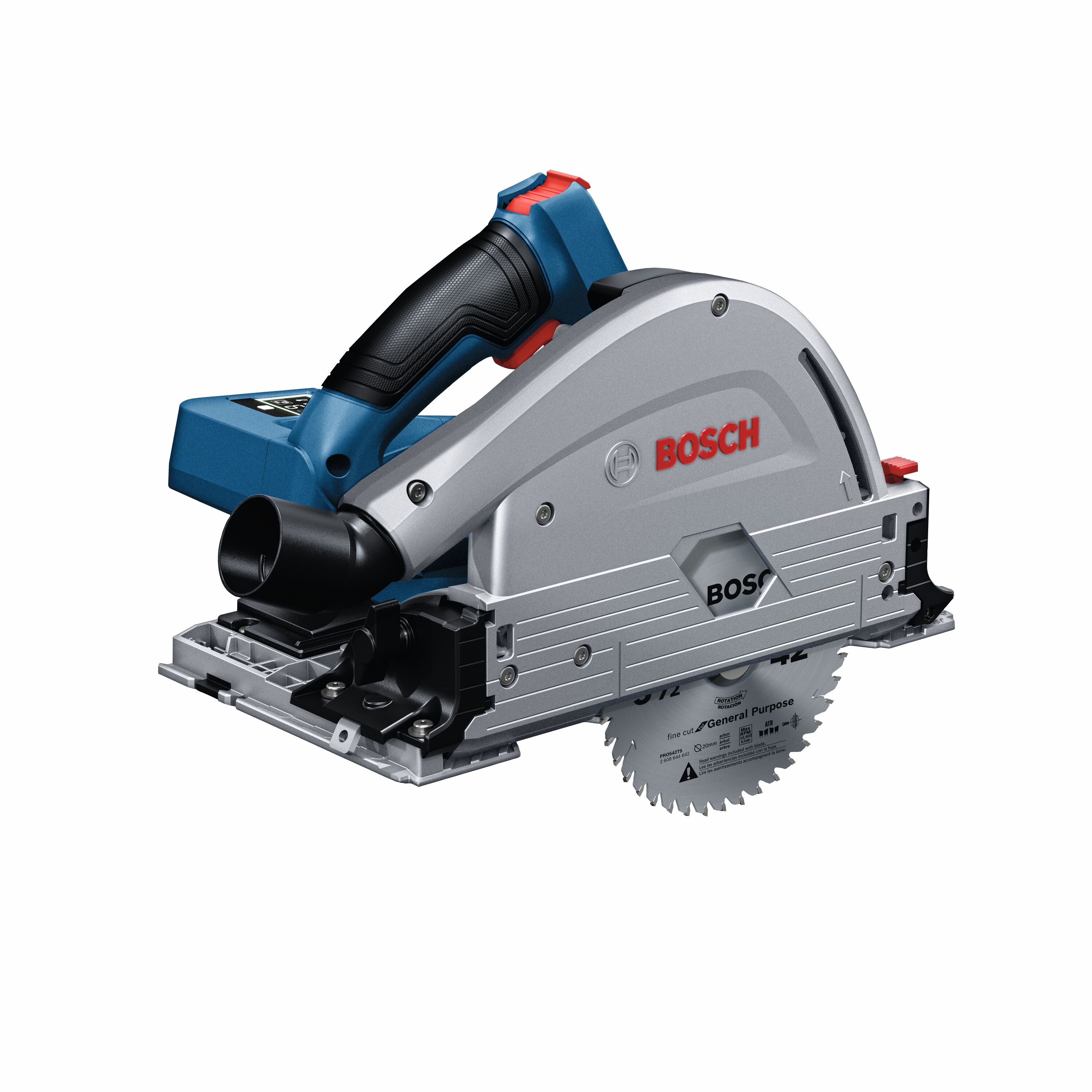 Sierra de inmersión/rastreo inalámbrica sin escobillas Profactor de 18 voltios y 5-1/2 pulgadas de Bosch GKT18V-20GCL