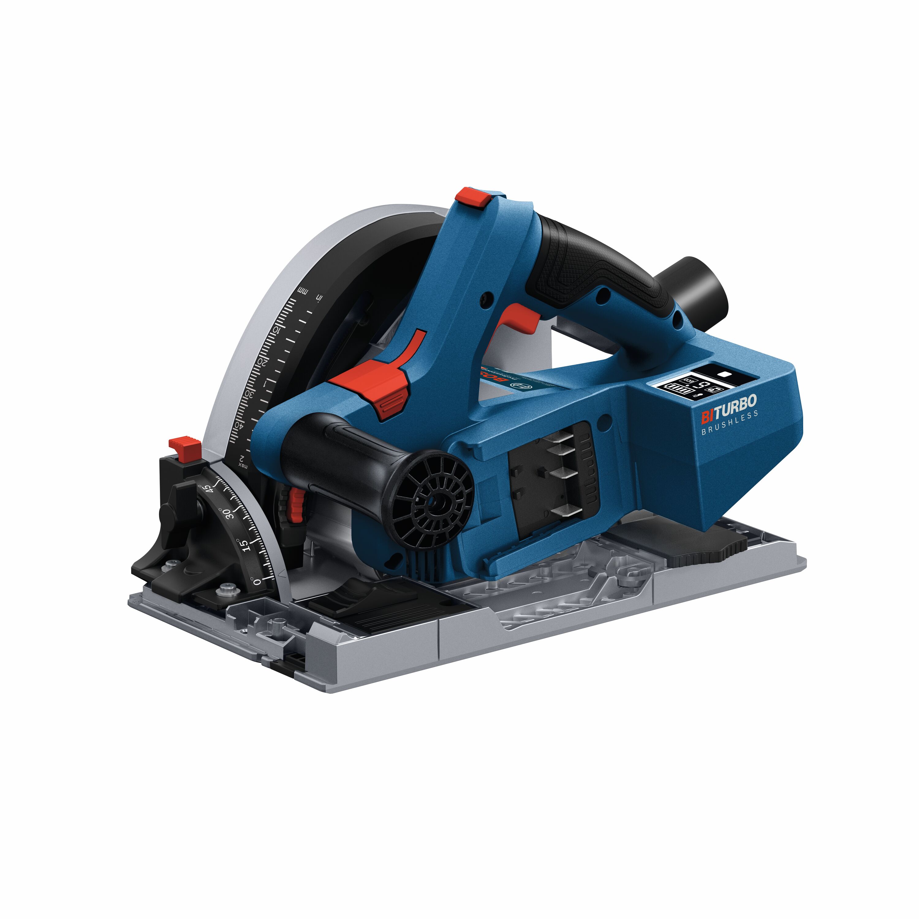 Sierra de inmersión/rastreo inalámbrica sin escobillas Profactor de 18 voltios y 5-1/2 pulgadas de Bosch GKT18V-20GCL