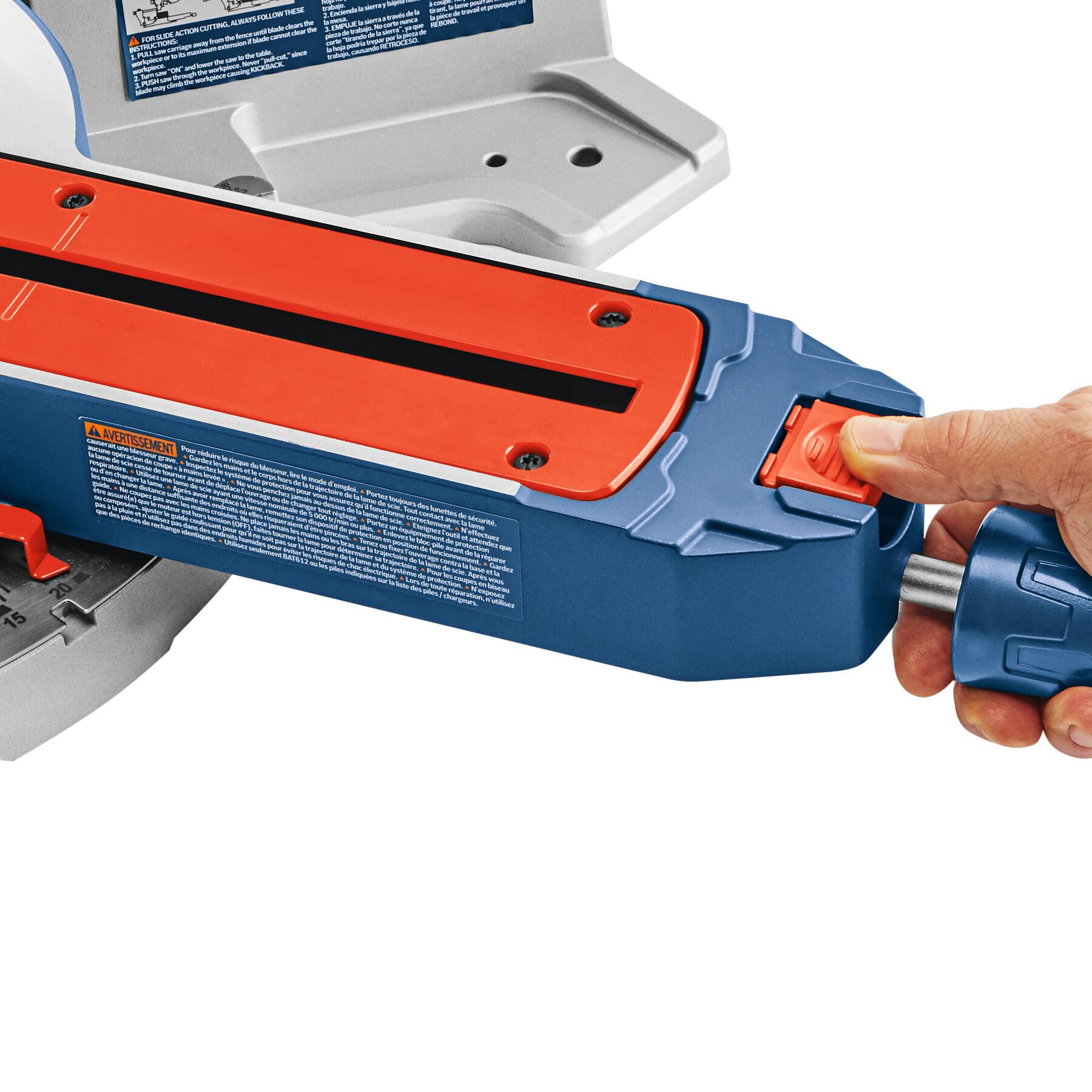 Sierra ingletadora inalámbrica Bosch Profactor 10 pulgadas 18 voltios con bisel doble compuesto GCM18V-10SDN