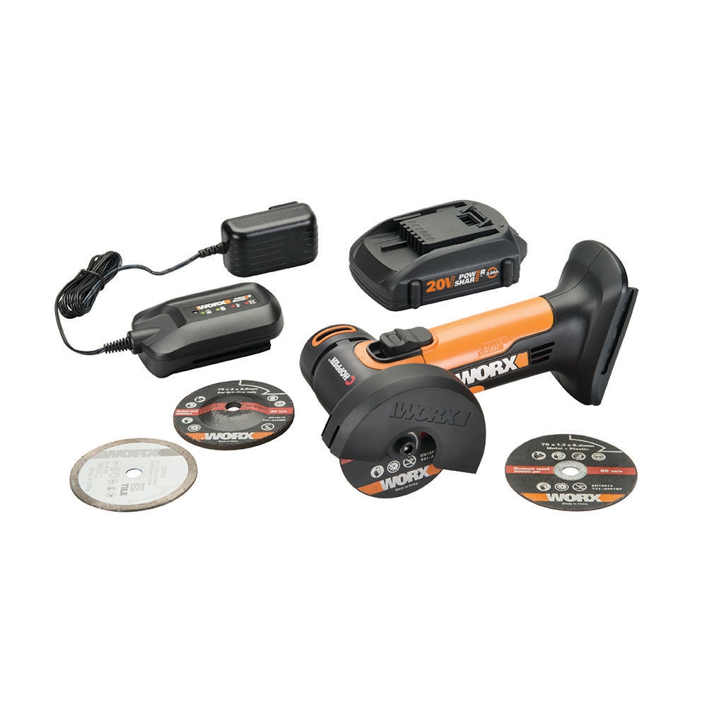Sierra múltiple inalámbrica WORX 20 voltios Max 3-1/2 pulgadas (batería incluida) WX801L