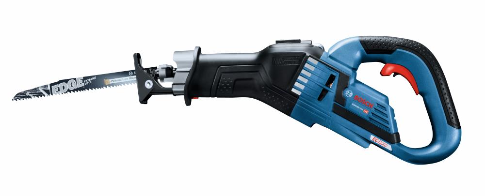 Sierra alternada inalámbrica Bosch de 18 voltios y 4 amperios de velocidad variable sin escobillas GSA18V-125N