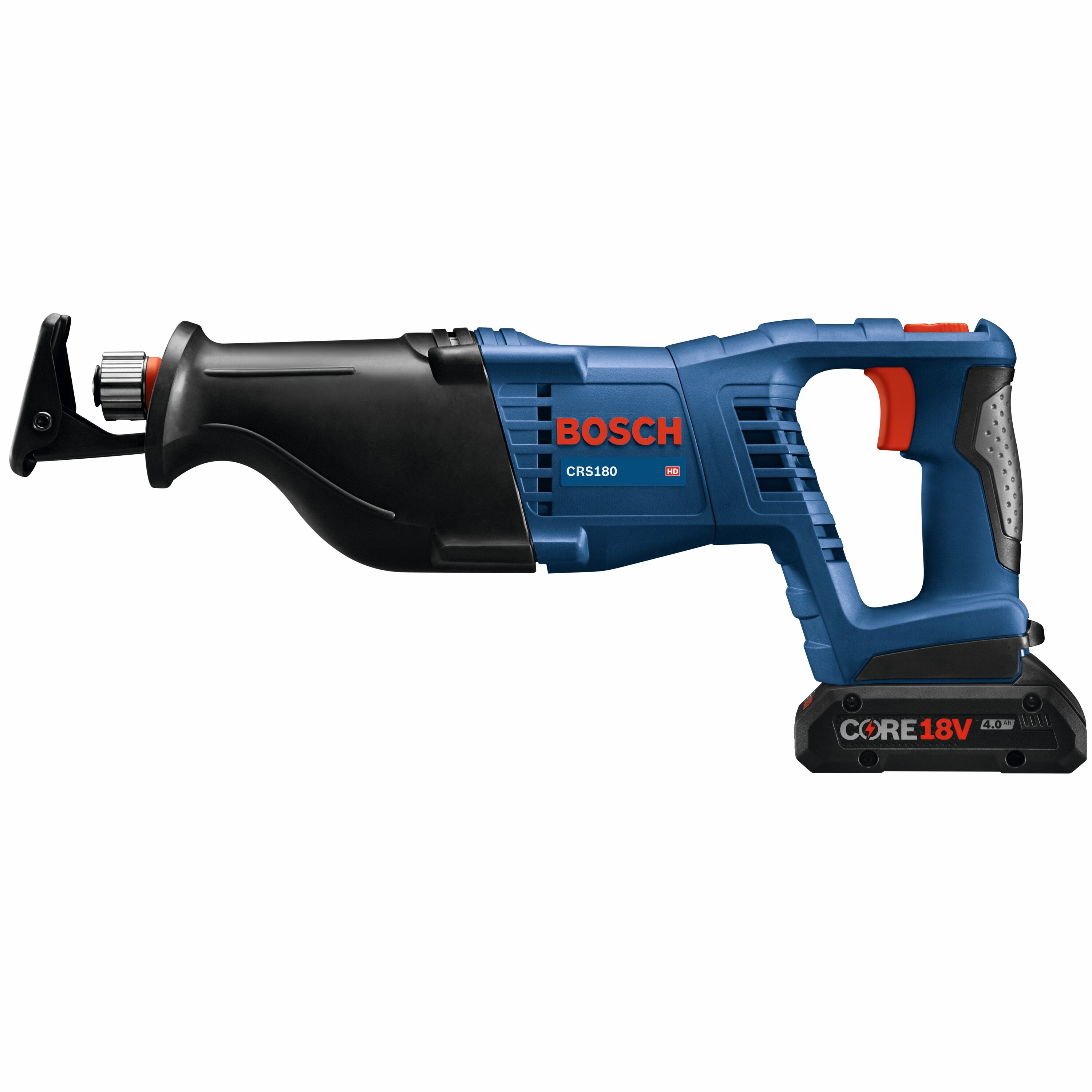 Sierra reciproca inalámbrica Bosch de 18 voltios y 4 amperios con velocidad variable (batería incluida) modelo CRS180-B15
