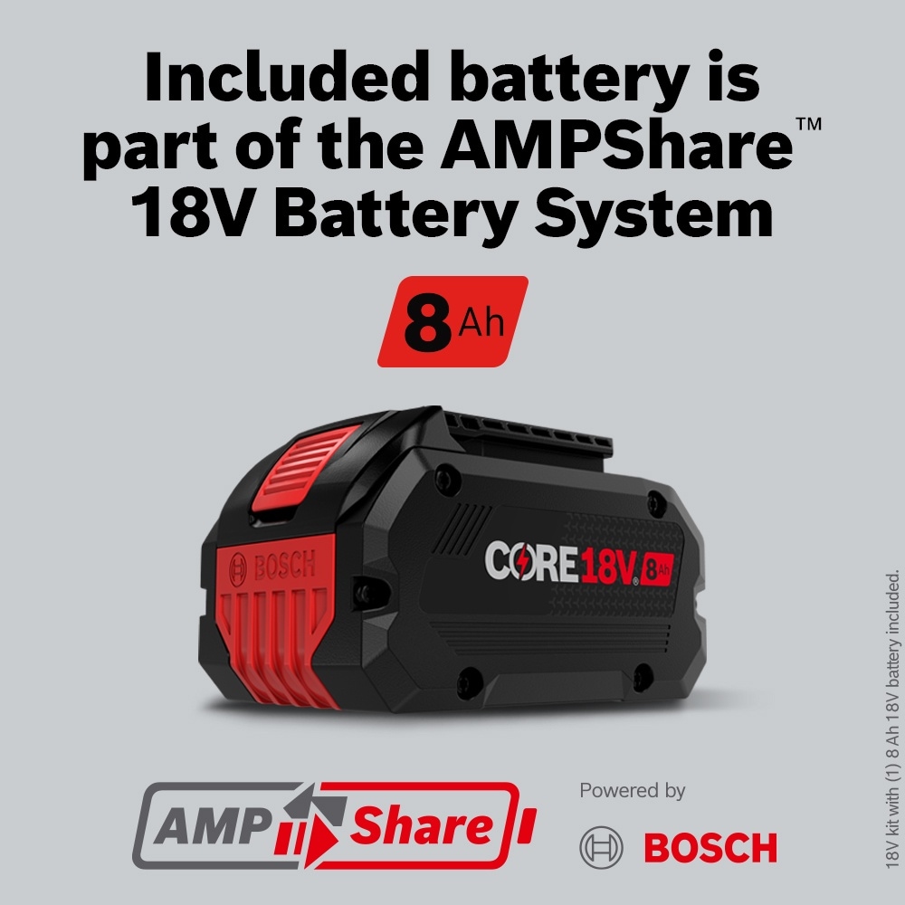 Sierra sable inalámbrica Bosch 18 voltios 8.0 amperes con velocidad variable y sin escobillas (batería incluida) GSA18V-110B14