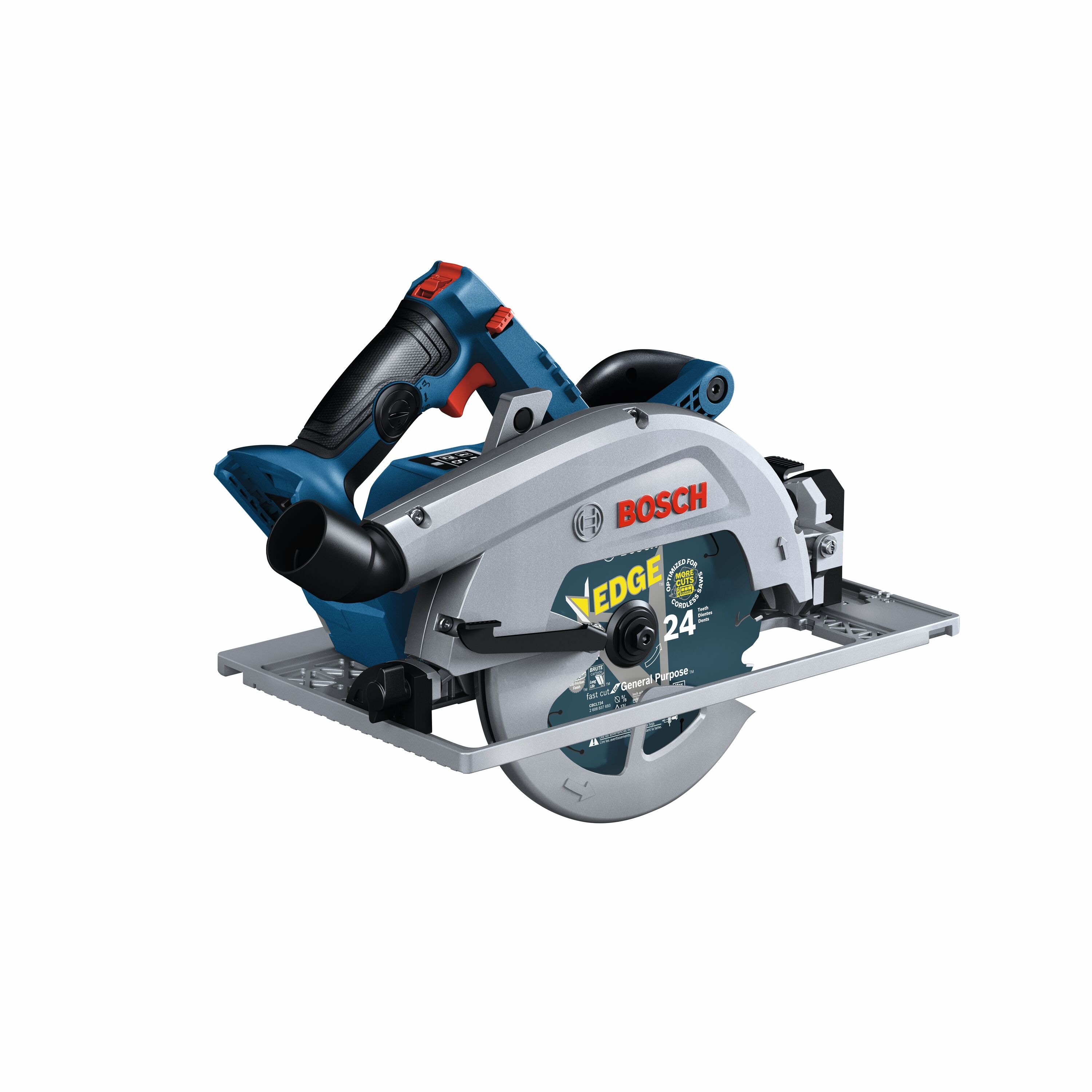 Sierra circular inalámbrica Bosch Profactor de 18 voltios y 7-1/4 pulgadas con motor sin escobillas GKS18V-25GCN