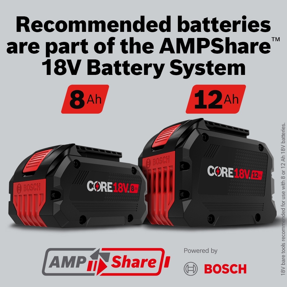 Sierra circular inalámbrica Bosch Profactor de 18 voltios y 7-1/4 pulgadas con motor sin escobillas GKS18V-25GCN
