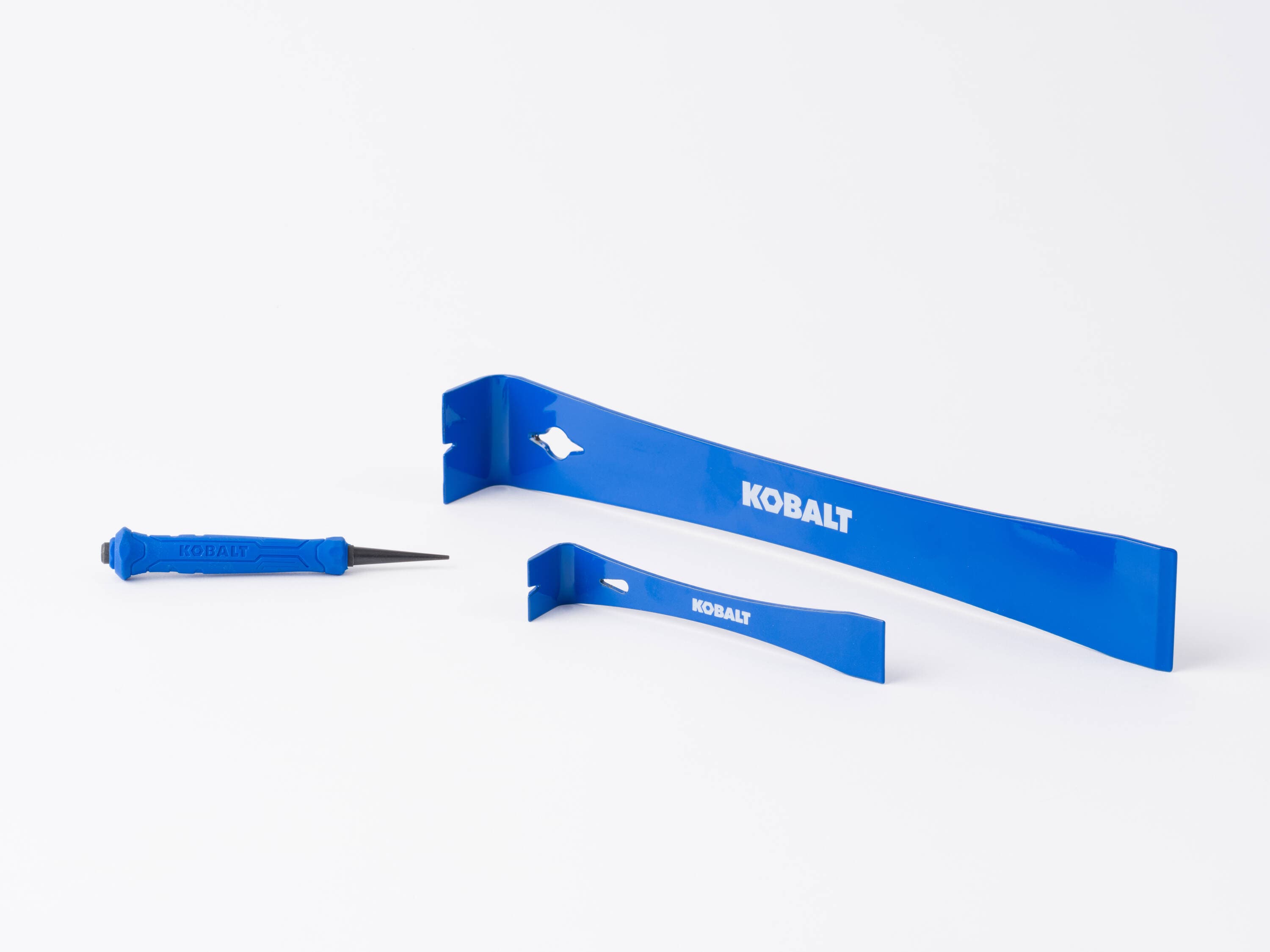 Juego de 3 piezas para quitar molduras de acero al carbono Kobalt 68673