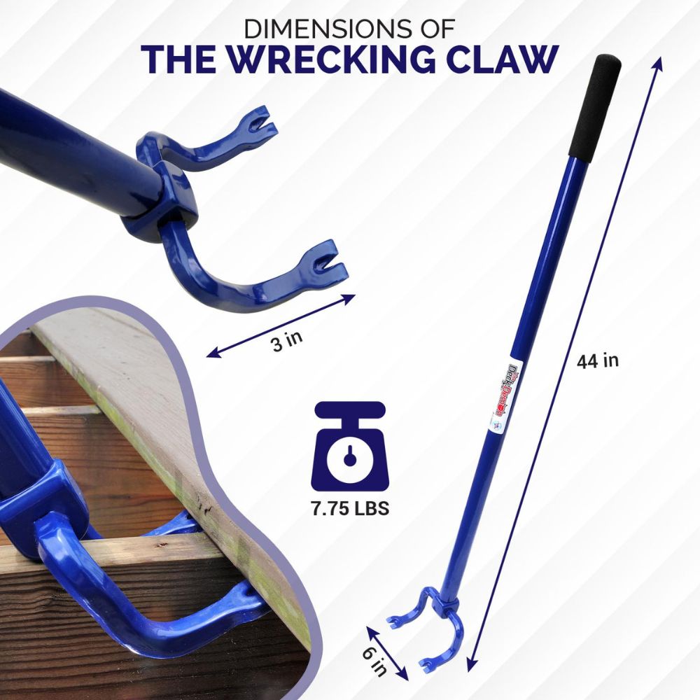 Barra de demolición de acero de 46 pulgadas "Wrecking Claw" 6004-201