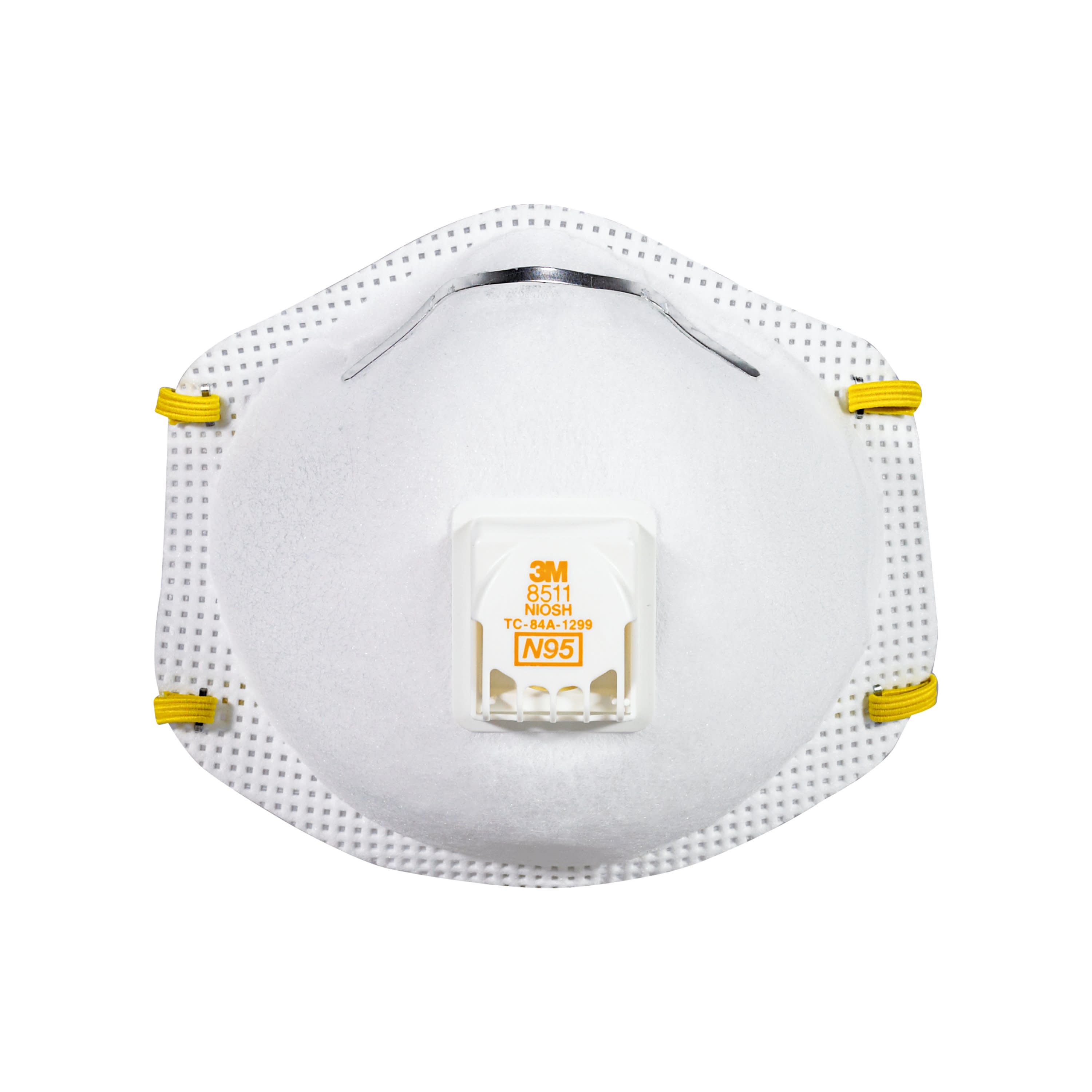 Respirador desechable N95 blanco para pintura, lijado y fibra de vidrio 93015-WZ6 de 3M