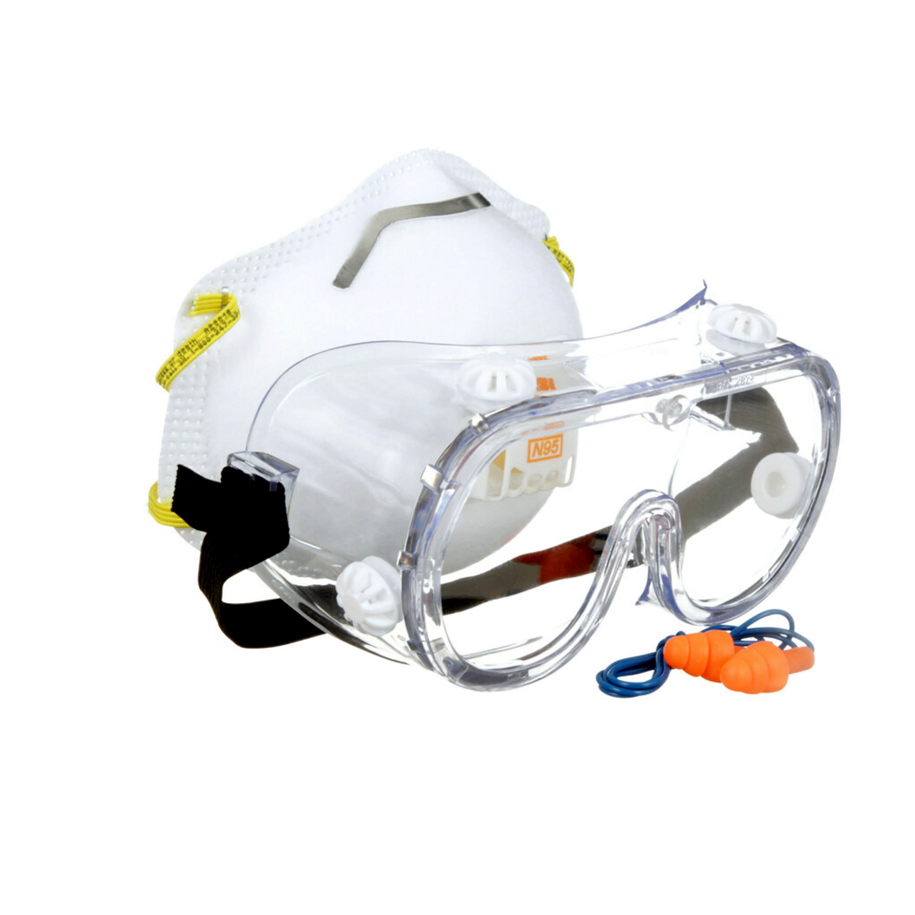 Respirador desechable N95 blanco para pintura, lijado y fibra de vidrio 93015-WZ6 de 3M