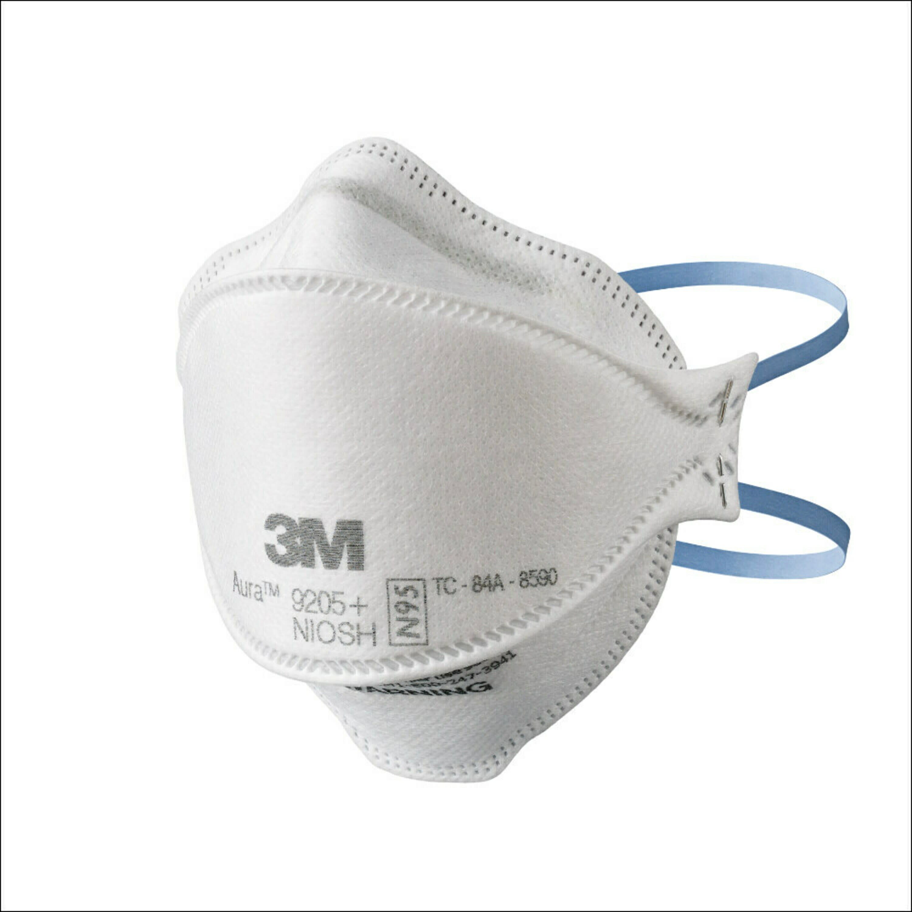 Respirador desechable blanco para pintura N95 de 3M - Paquete de 10 unidades 9205PP-10-DC