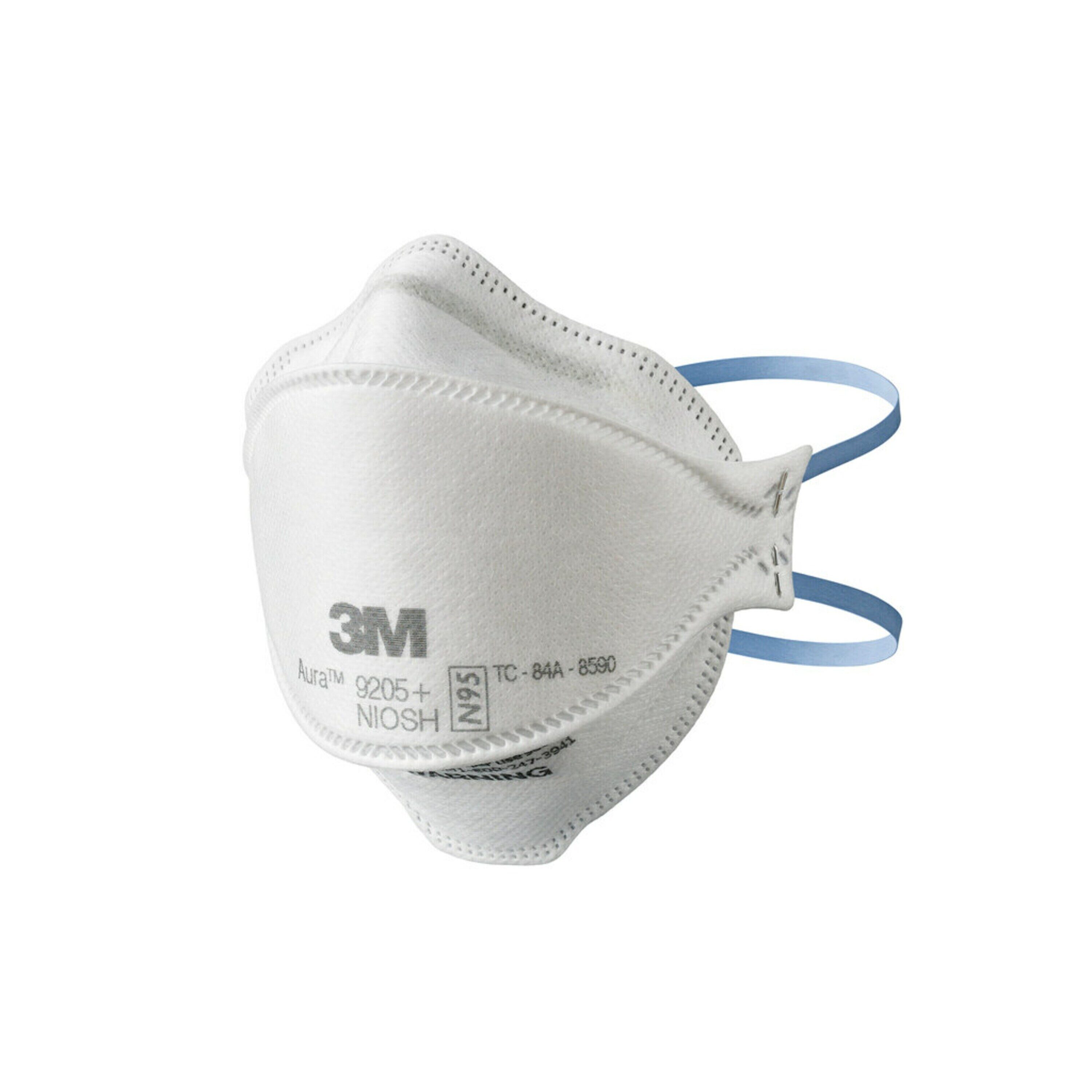 Respirador desechable blanco para pintura N95 de 3M - Paquete de 3