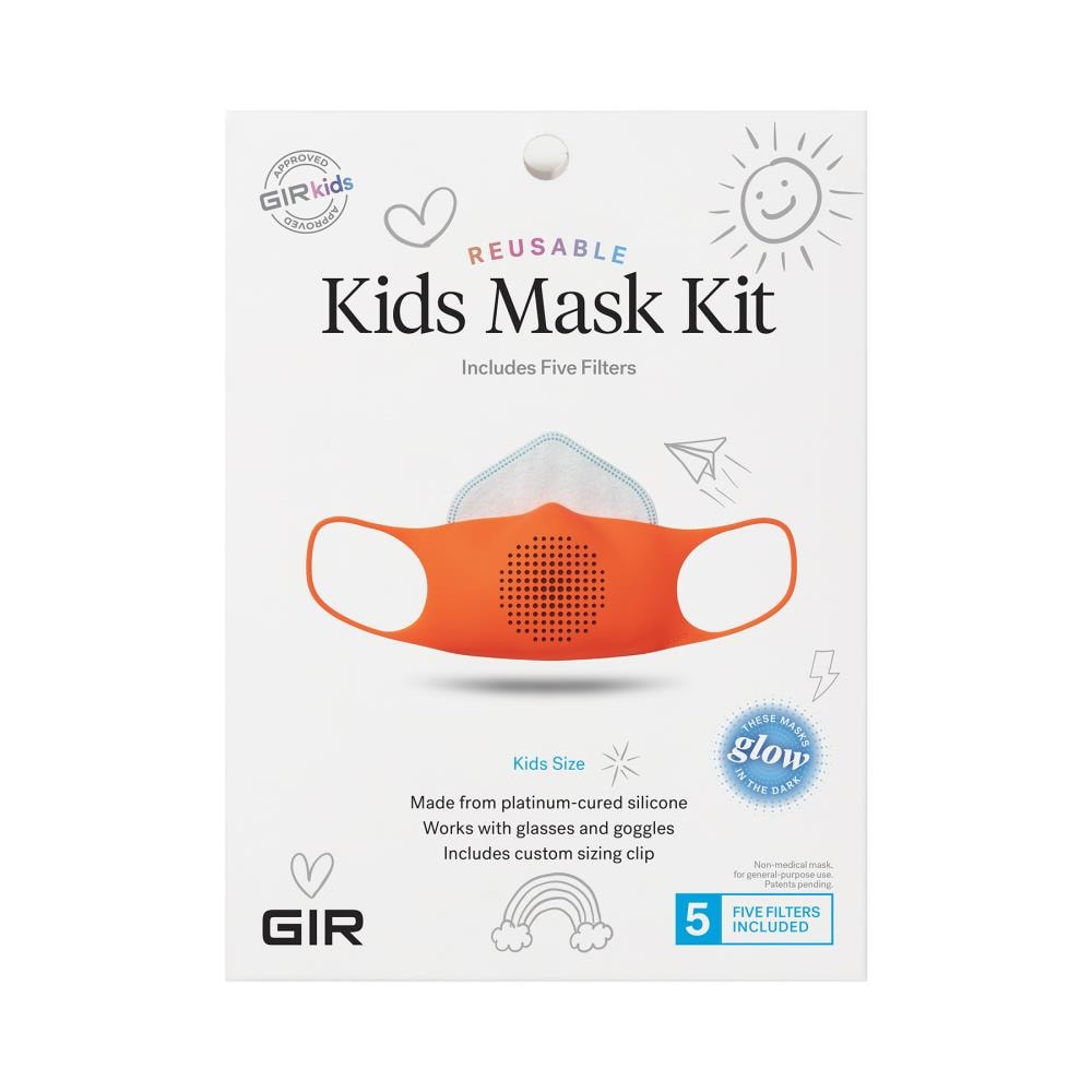 Kit de mascarilla de silicona GIR reutilizable de grado platino No clasificada para niños Mascarilla de seguridad multiusos. GIRFM2161FRT