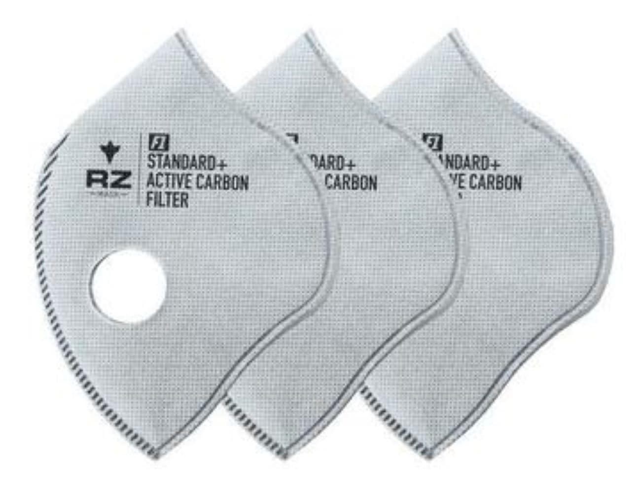 Filtro desechable de polipropileno hilado RZ Mask F1, tamaño grande/extragrande, sin calificación, con filtro de carbón para uso general 82798