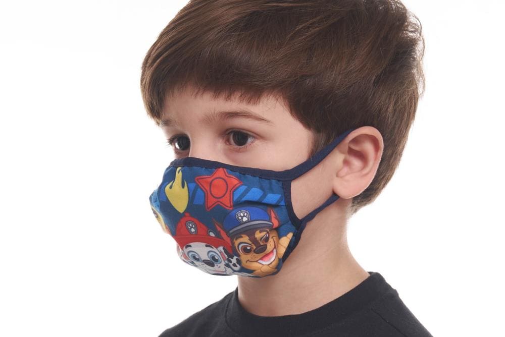 Cubrebocas Paw Patrol reutilizable Capa exterior 100% poliéster, forro 100% algodón, relleno 100% olefina No calificado para niños Uso multifuncional M20PP48313-LW