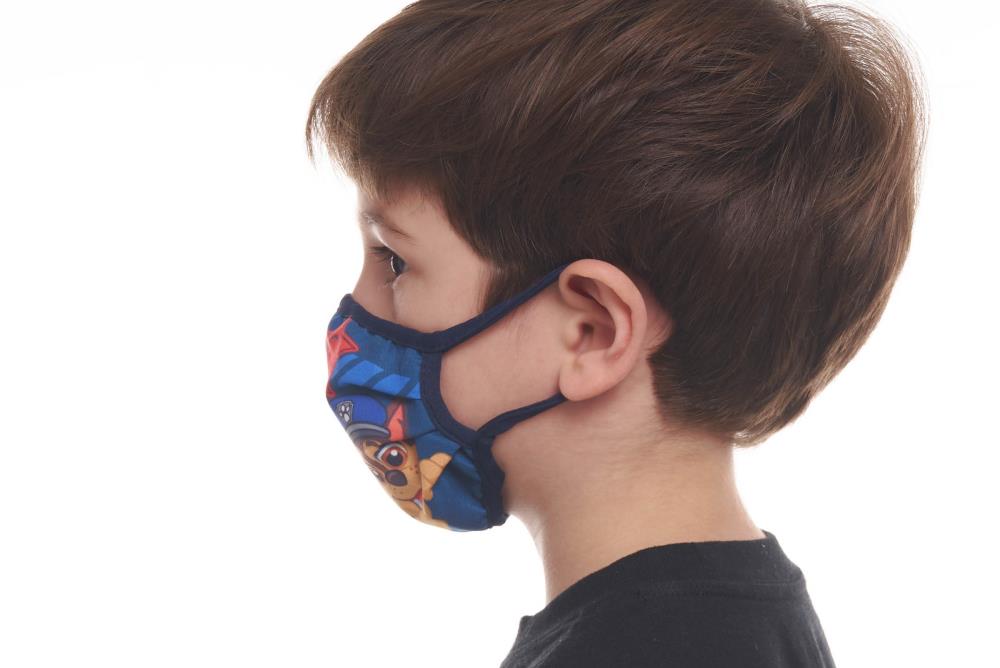 Cubrebocas Paw Patrol reutilizable Capa exterior 100% poliéster, forro 100% algodón, relleno 100% olefina No calificado para niños Uso multifuncional M20PP48313-LW