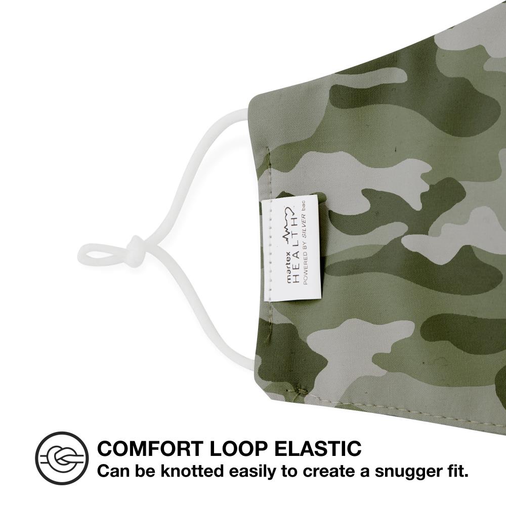 Cubrebocas de algodón poliéster reversible y lavable de WestPoint Home - No clasificado 028828622389