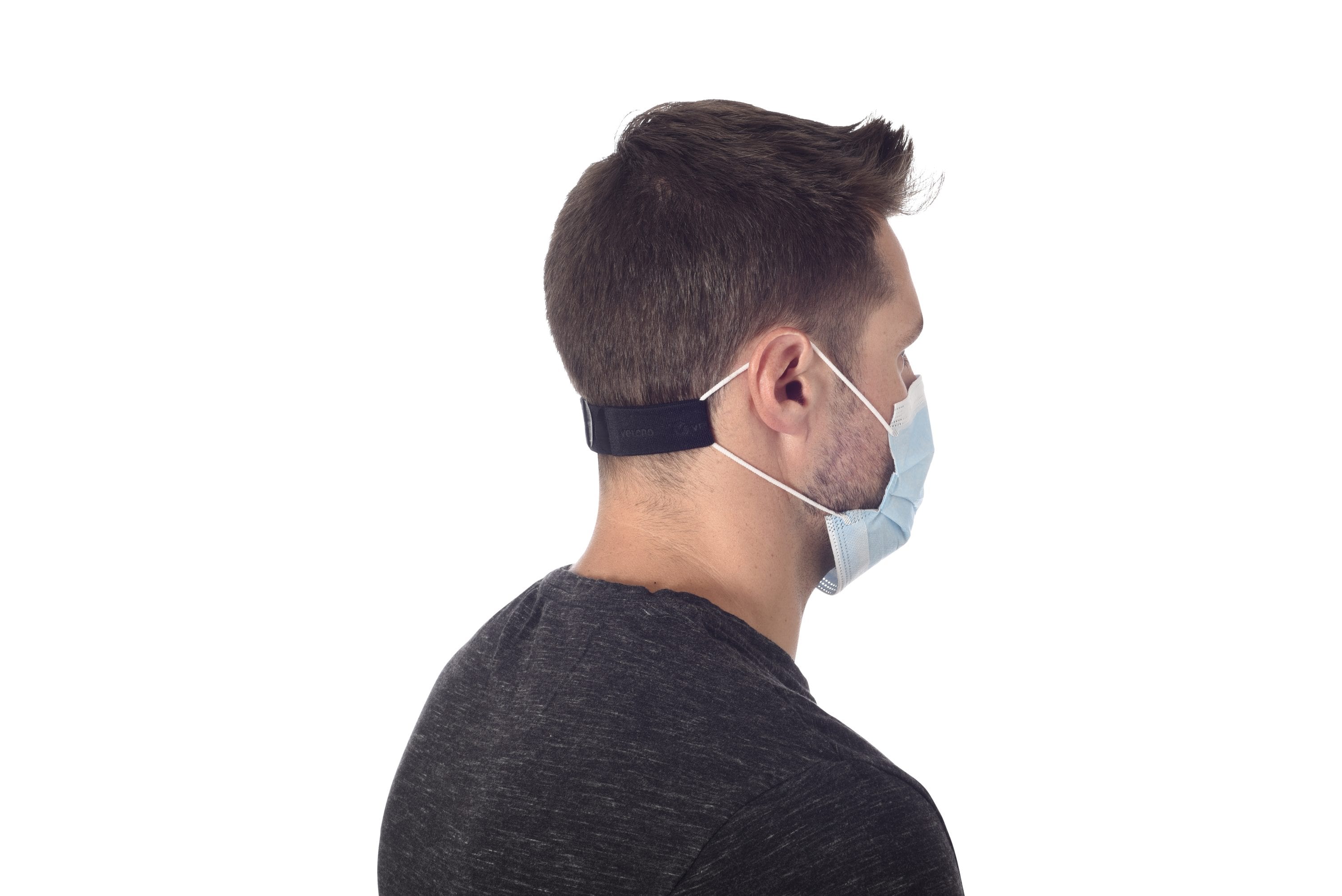Extensor de mascarilla multiusos VELCRO Brand de nylon reutilizable de 4 piezas, talla única