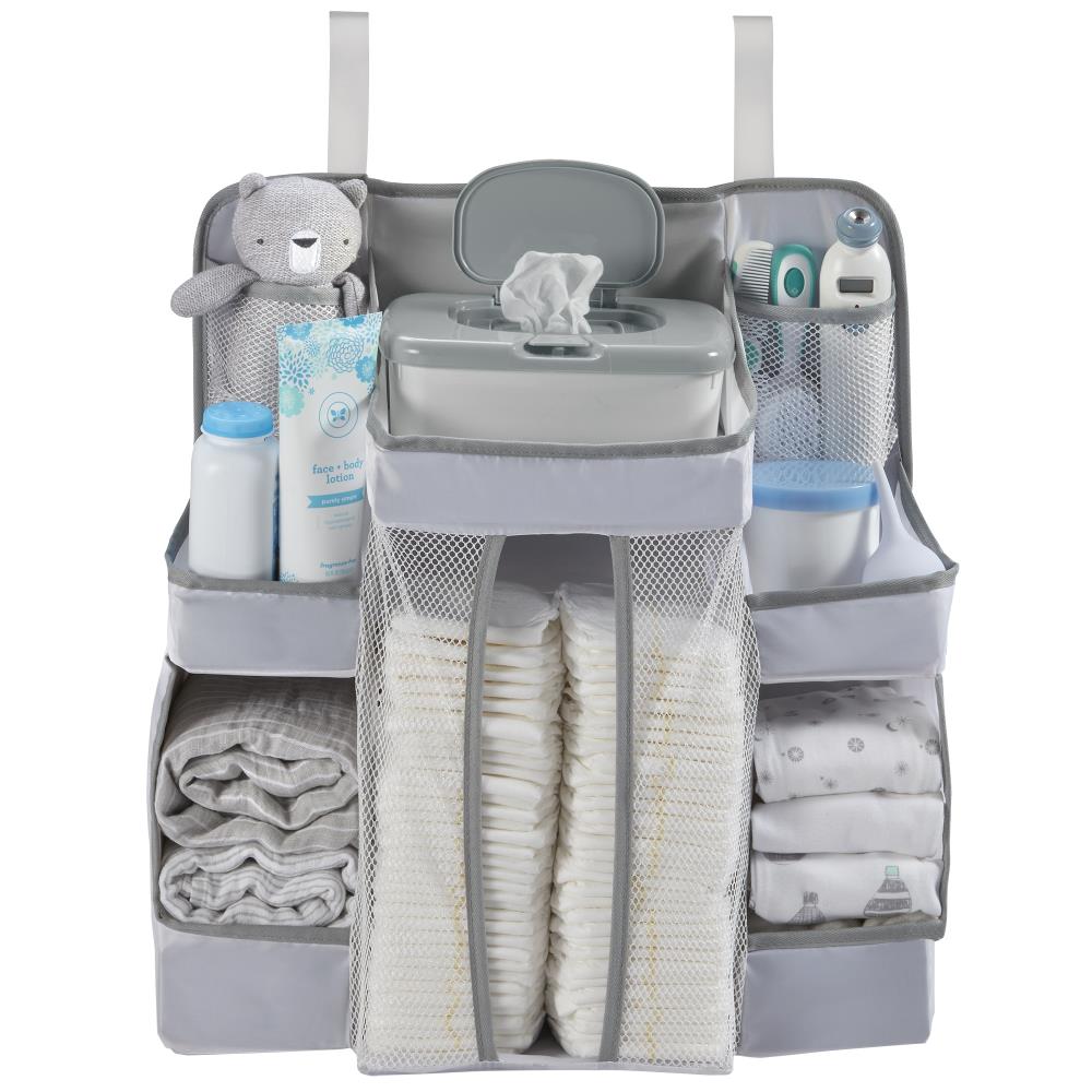 Organizador para Bebés L.A. Baby Blanco Caddy para Pañales BDO-NUR