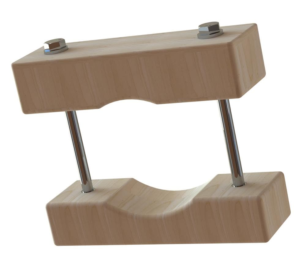 Adaptador para puerta de seguridad de madera natural montada con herrajes 3.75 pulgadas x 1.5 pulgadas de Cardinal Gates