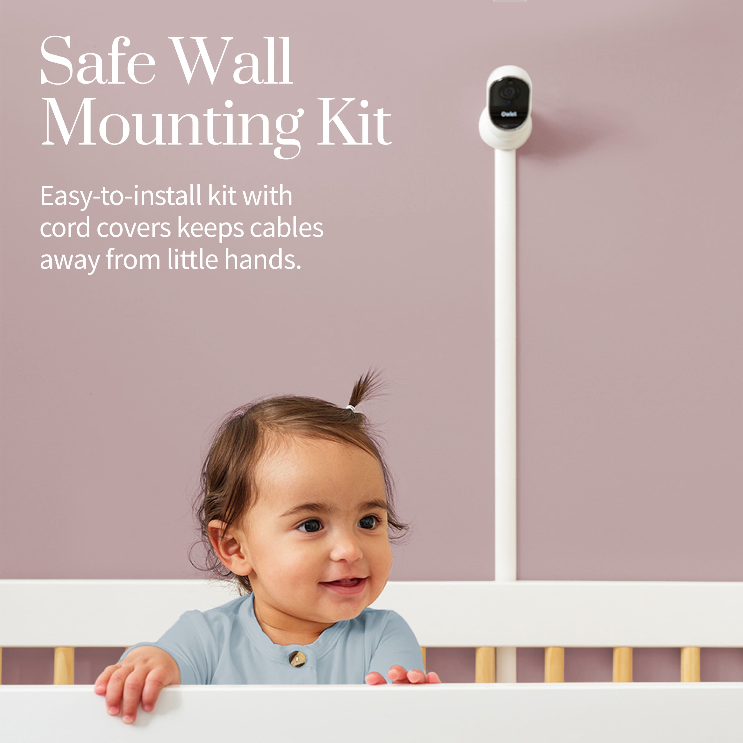 Monitor de bebé con video HD inteligente Owlet Owlet Cam BC04NNBBYH