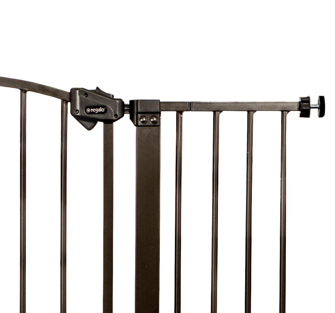 Puerta de seguridad metálica color bronce, montada a presión, de 35 pulgadas x 30 pulgadas - Modelo 0370 BR DS