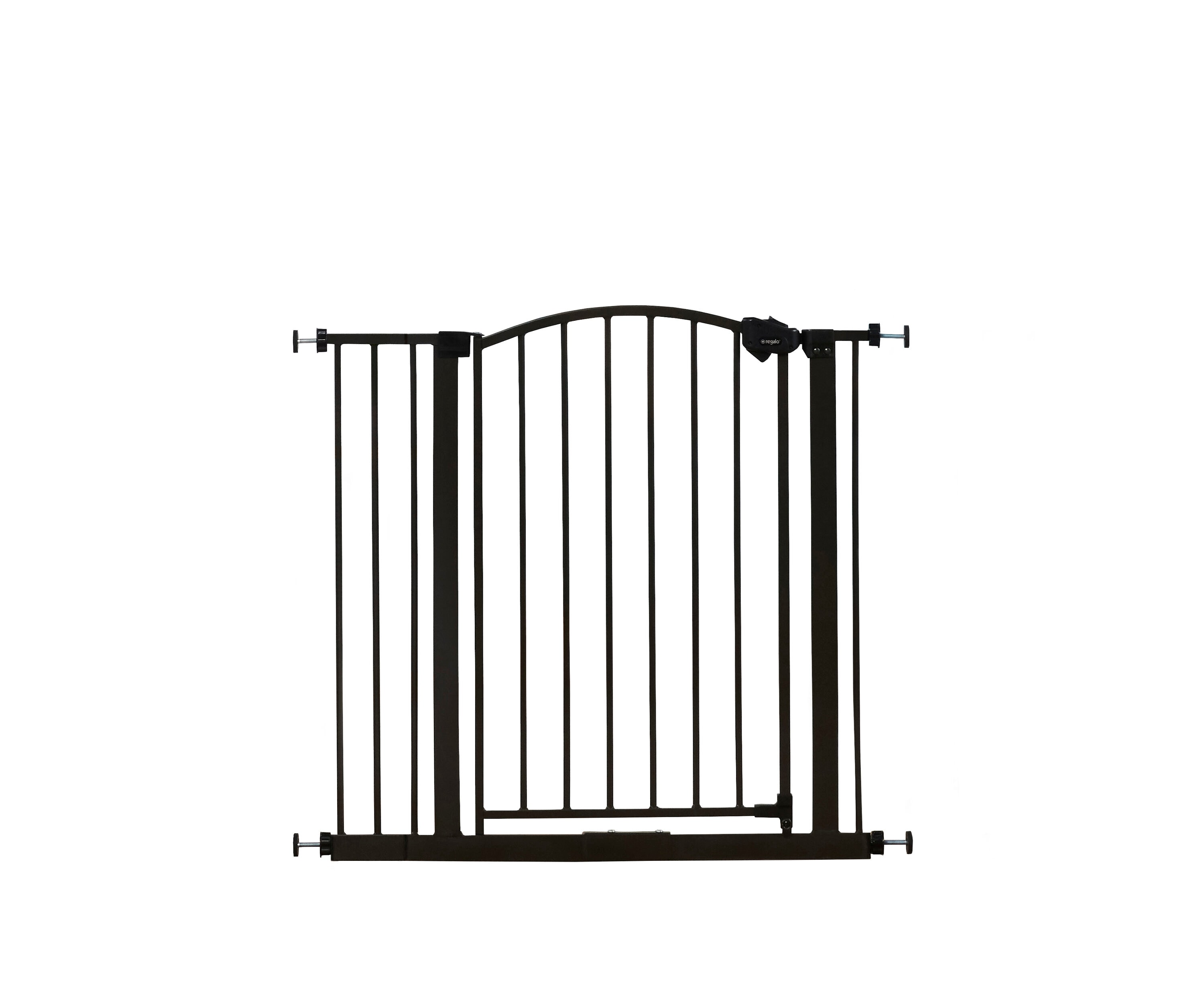 Puerta de seguridad metálica color bronce, montada a presión, de 35 pulgadas x 30 pulgadas - Modelo 0370 BR DS
