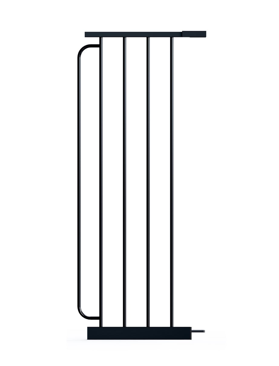 Extensión para Barrera de Seguridad Metálica Negra Montada a Presión/Hardware 12 Pulgadas x 30 Pulgadas de Regalo