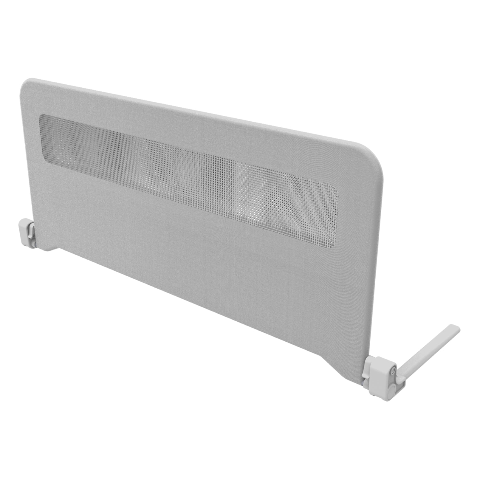 Barandilla de cama para bebé de Perma Child Safety, montada a presión/con herrajes, de metal gris, de 1.01 pulgadas x 17.7 pulgadas