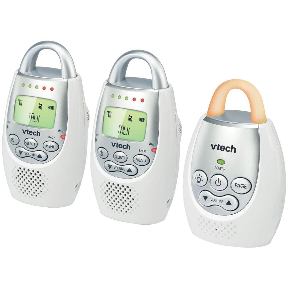 Monitor de bebé de audio digital VTech Safe and Sound con 2 unidades para padres DM221-2