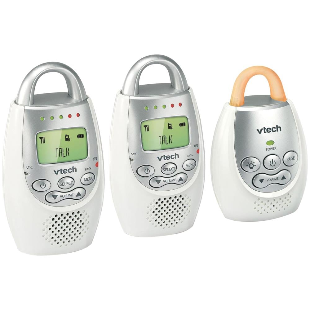 Monitor de bebé de audio digital VTech Safe and Sound con 2 unidades para padres DM221-2