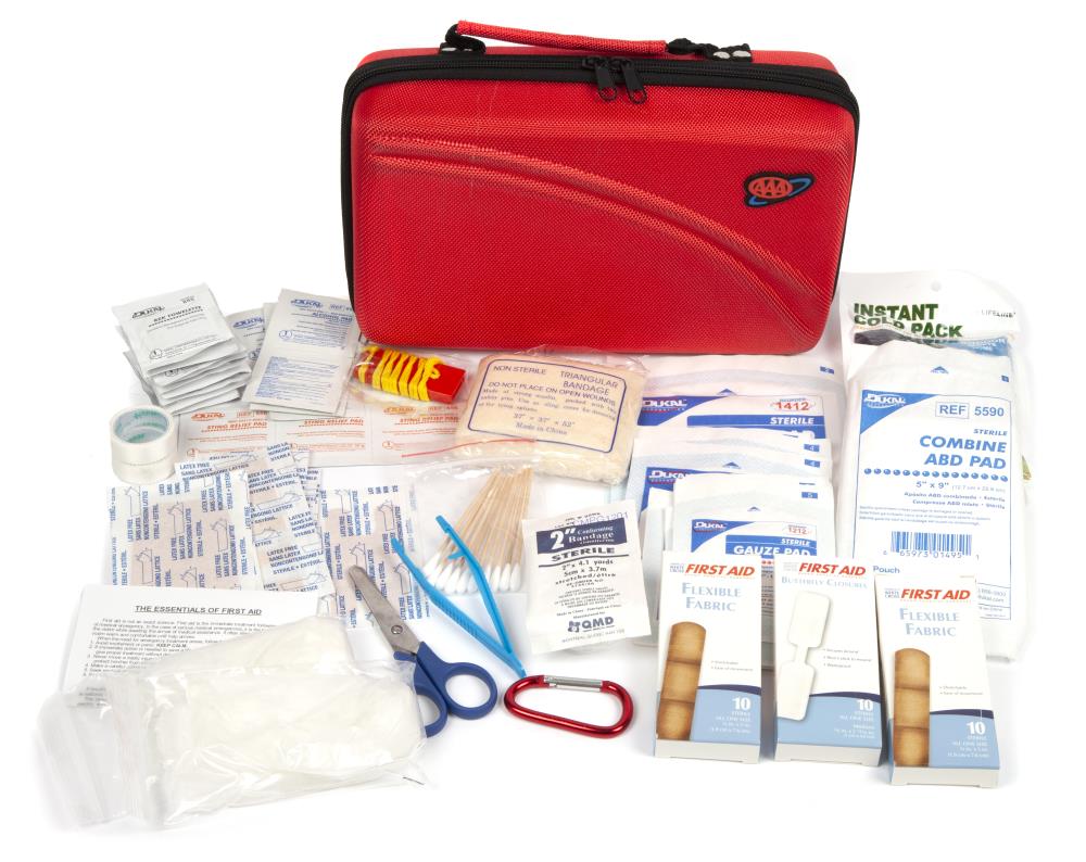 kit de primeros auxilios multiusos de nylon de 121 piezas de Lifeline First Aid 4180AAA