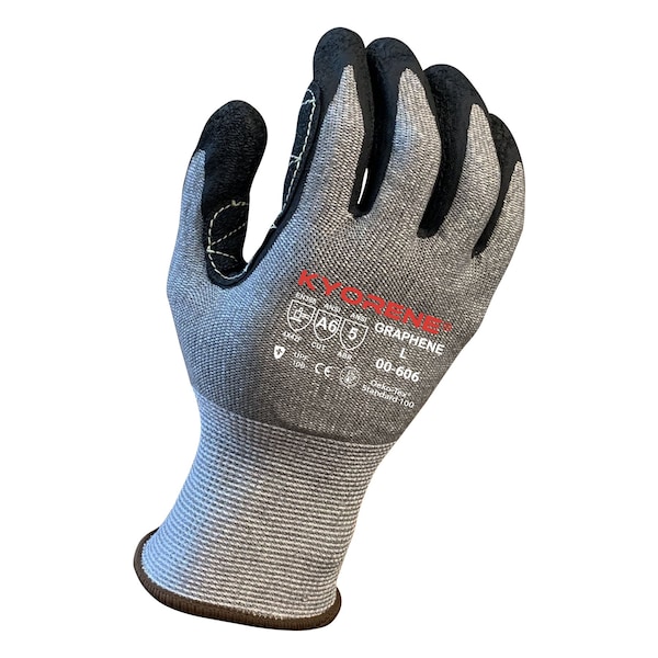 Kyorene 13g Gris Kyorene Grafeno
Forro A6 con Látex Negro Arrugado
Recubrimiento de Palma (XXL) Guantes PK - 00-606 (XXL)