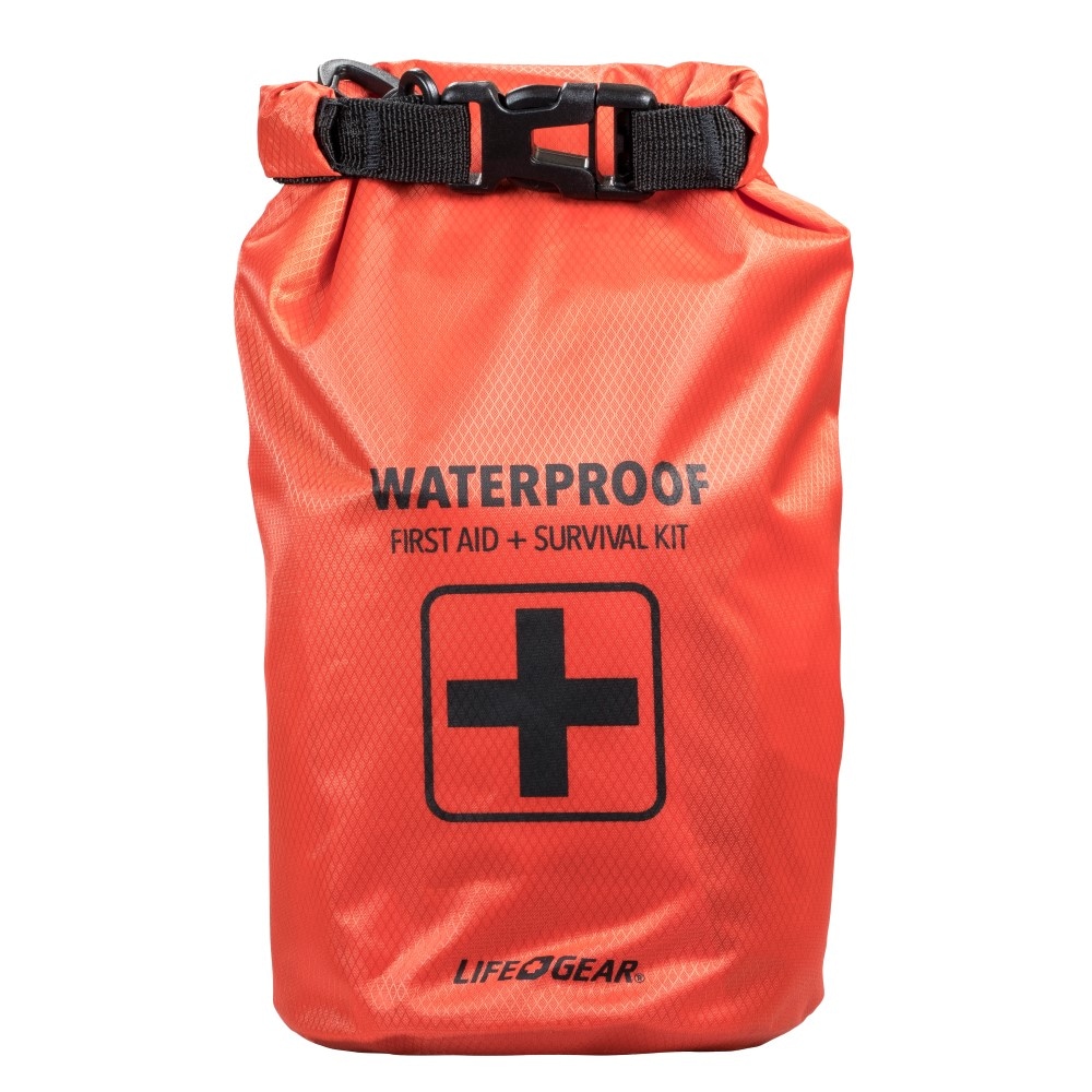 Kit de emergencia multiuso de nylon impermeable de 130 piezas de Dorcy International 41-3820.