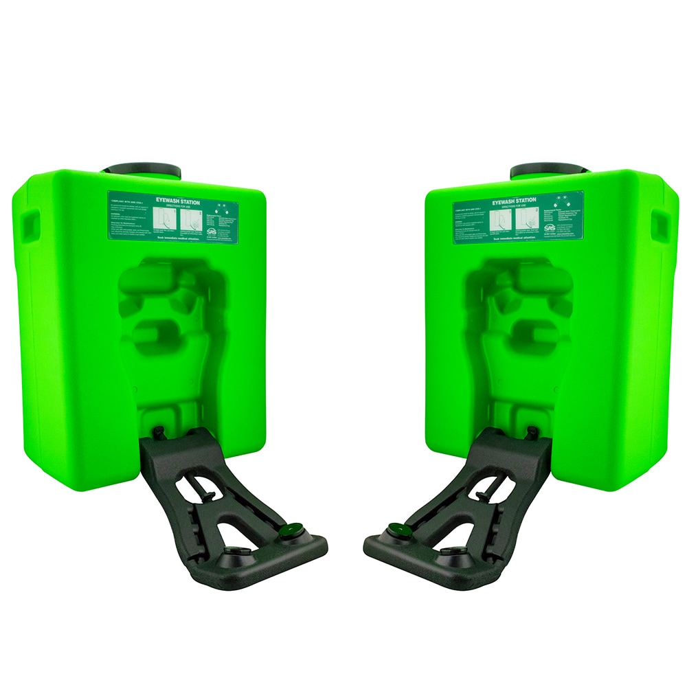 Estación de lavado de ojos multiusos de plástico impermeable SAS Safety 5134-00