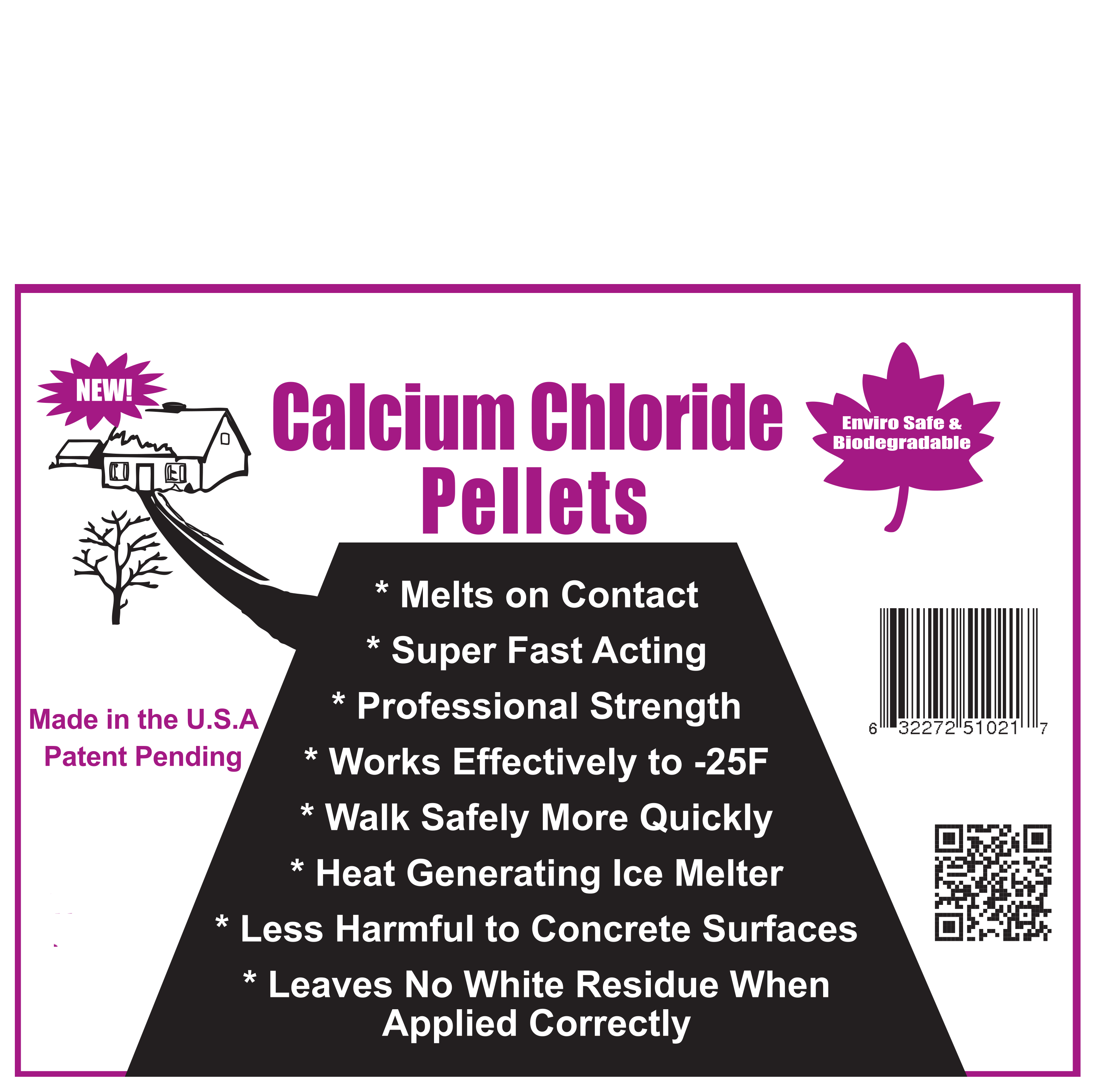 - Pellets de cloruro de calcio actúan rápido Bare Ground 7 lb Natural Más seguro para mascotas Derretimiento de hielo BGCCP-12