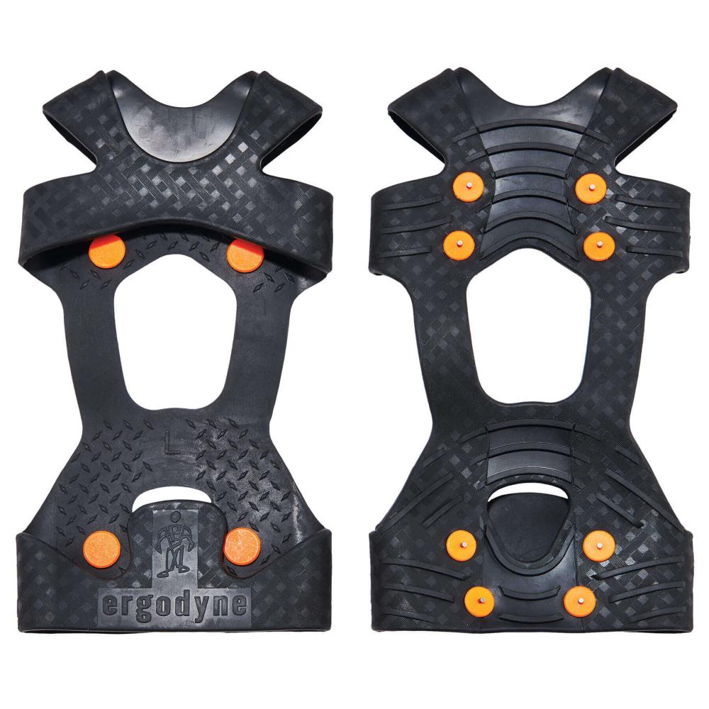 Dispositivo de tracción en hielo de carburo de tungsteno de una sola pieza TREX Ergodyne Trex 6300tc, negro, XL 16735
