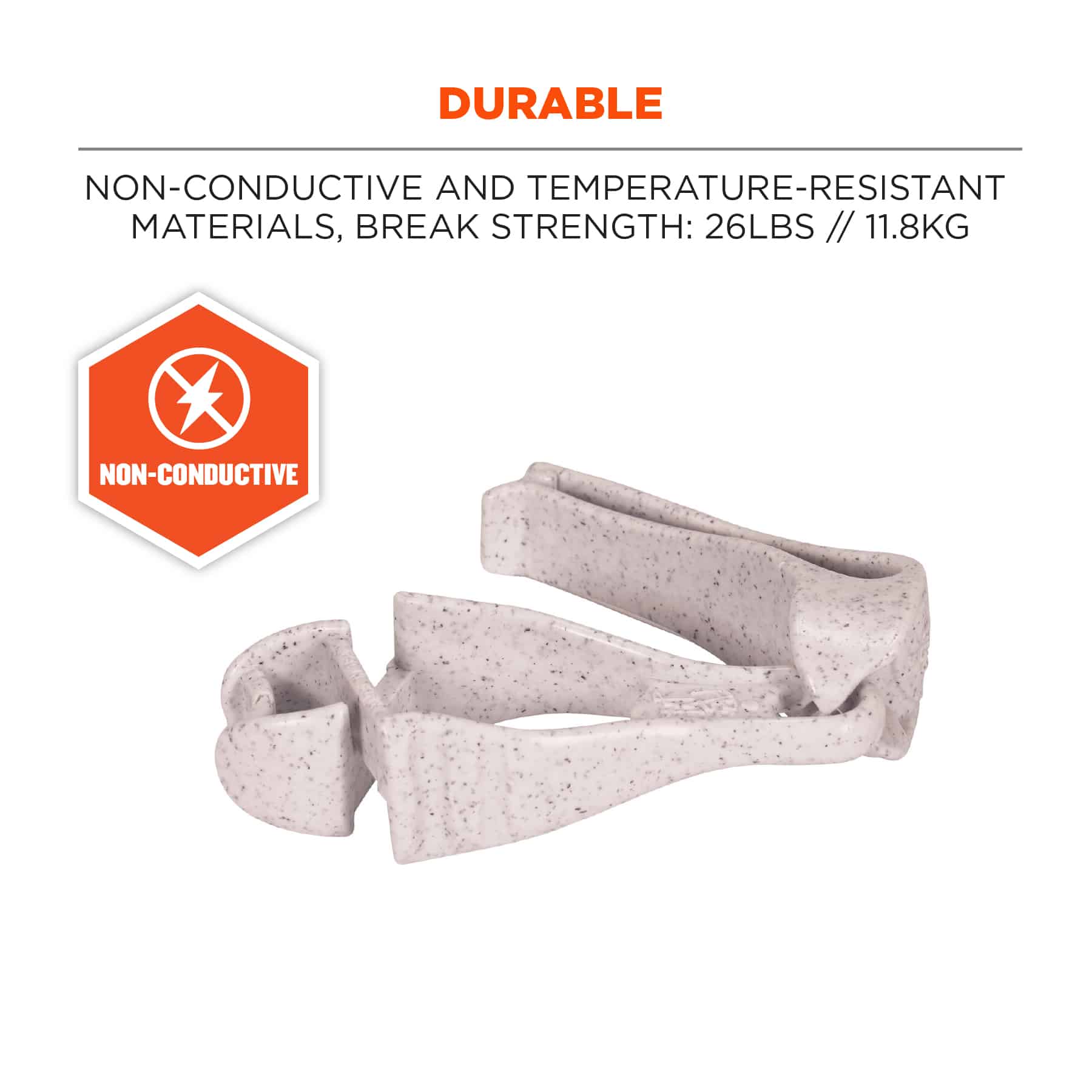 Clip para guantes Ergodyne 3405 Granite - Montura con clip para cinturón 19125