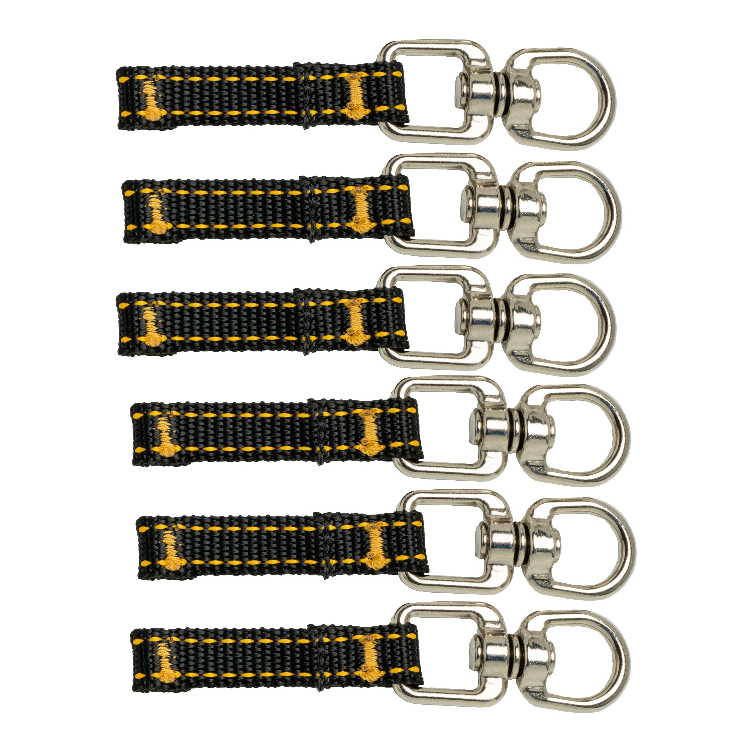 Accesorio de herramienta Dewalt con anilla en D giratoria, 2.5 pulgadas, paquete de 6 DXDP710411