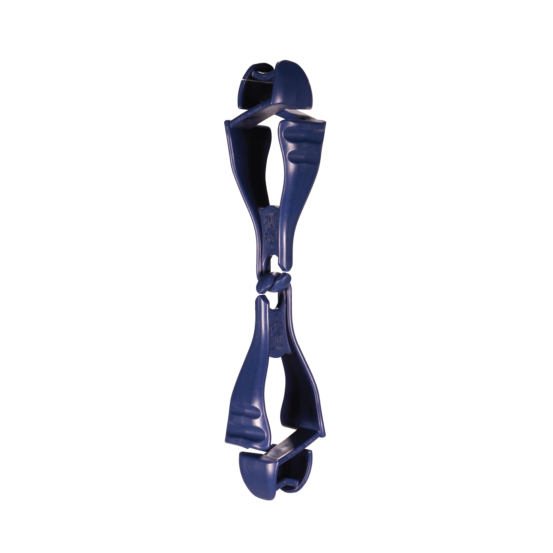 Ergodyne 3400md Clip de Guante Detectable de Metal en Azul Profundo - Montaje de Doble Clip 19132